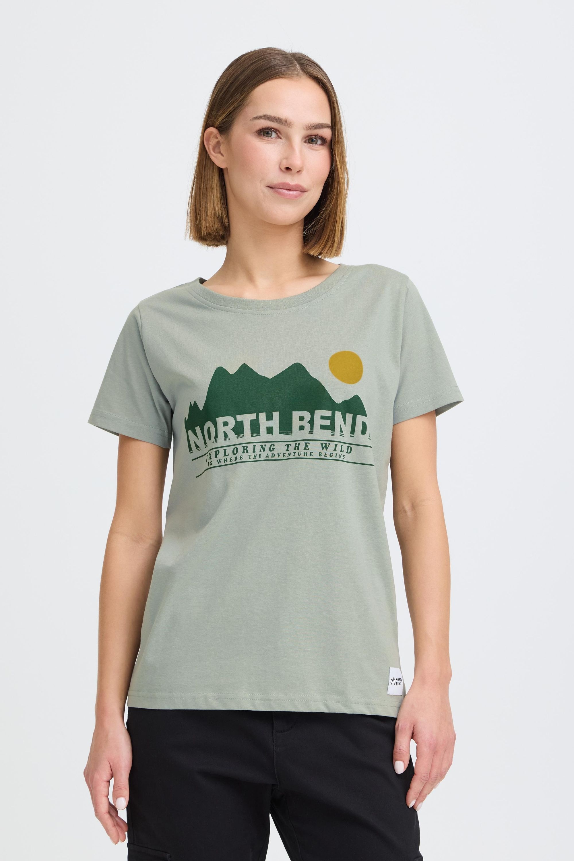North Bend Rundhalsshirt »Rundhalsshirt NBCash«