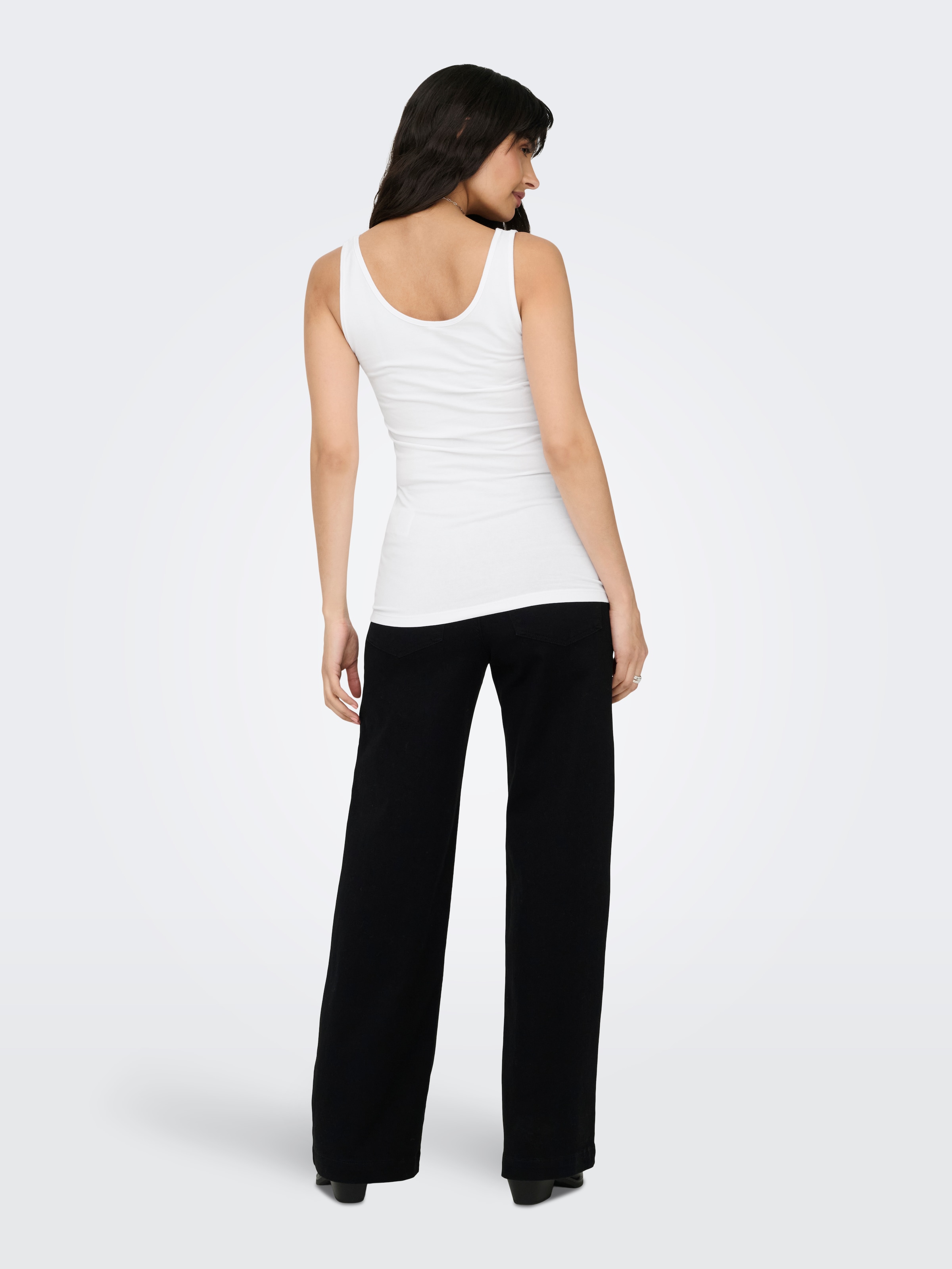 ONLY Tanktop »ONLLIVE LOVE S/L TANK TOP NOOS« Baumwollmischung