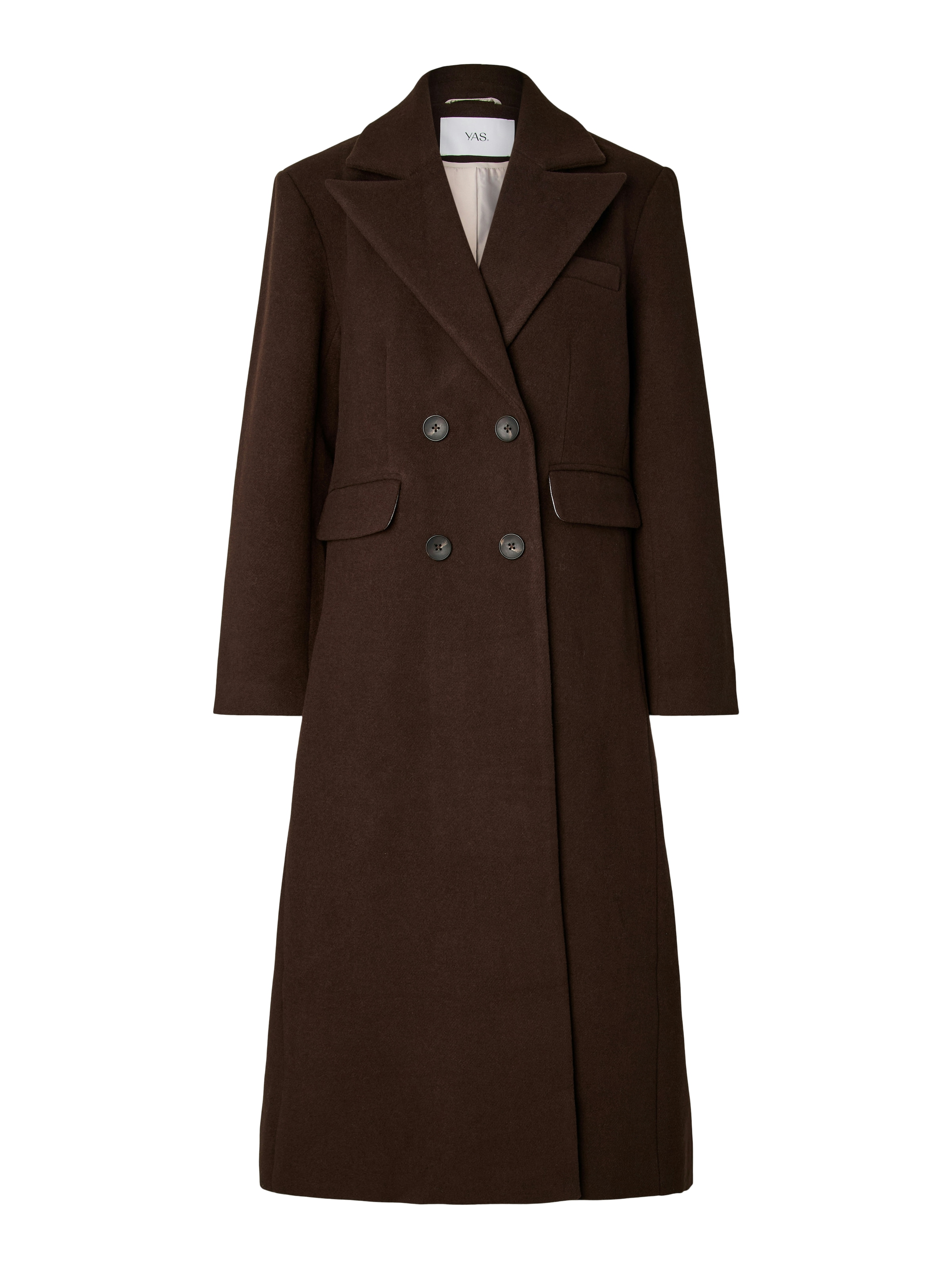 Y.A.S Langmantel »YASROYLA LS WOOL BLEND LONG COAT S. NOOS« mit Wolle