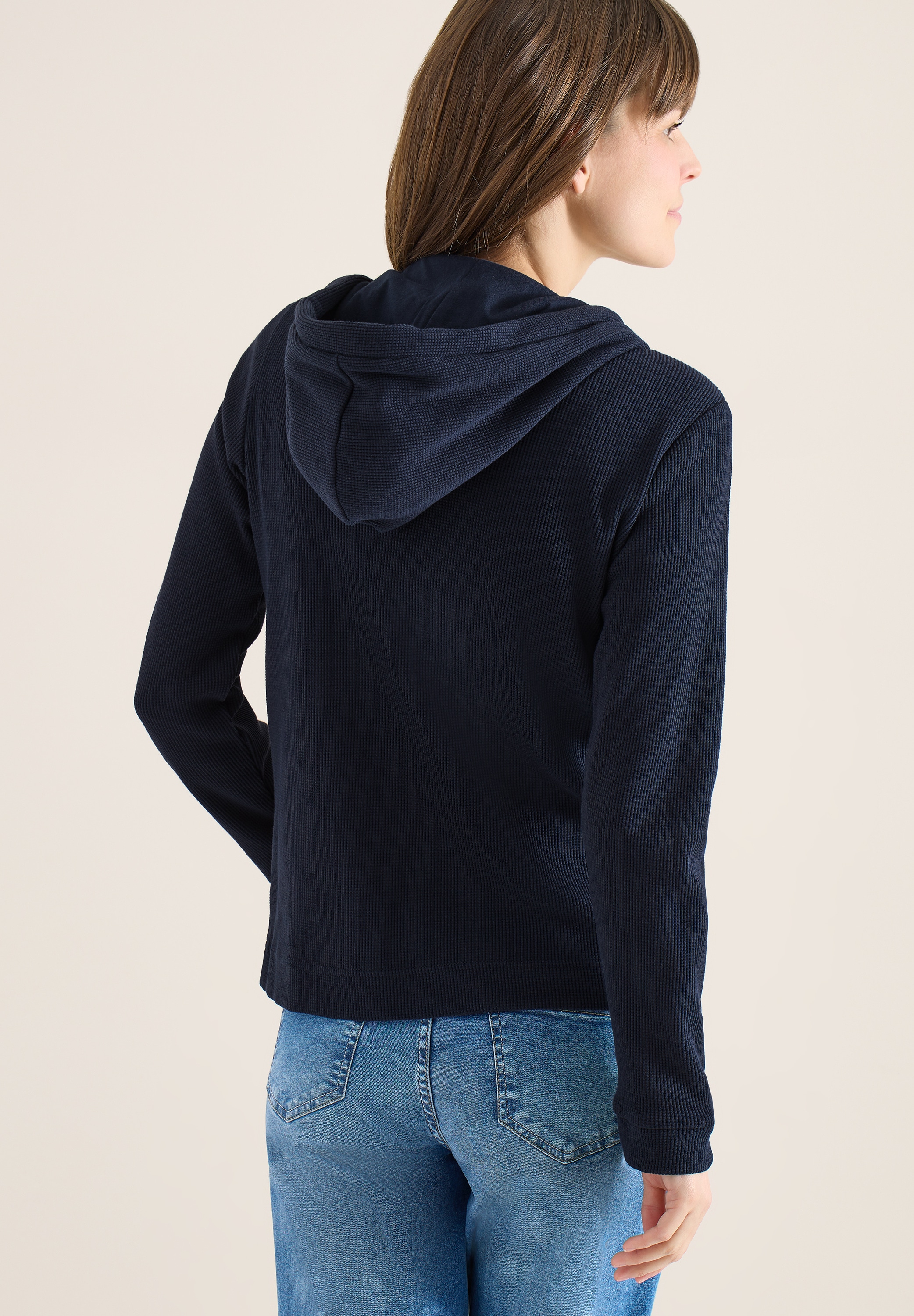 Cecil Sweatjacke mit Kapuze