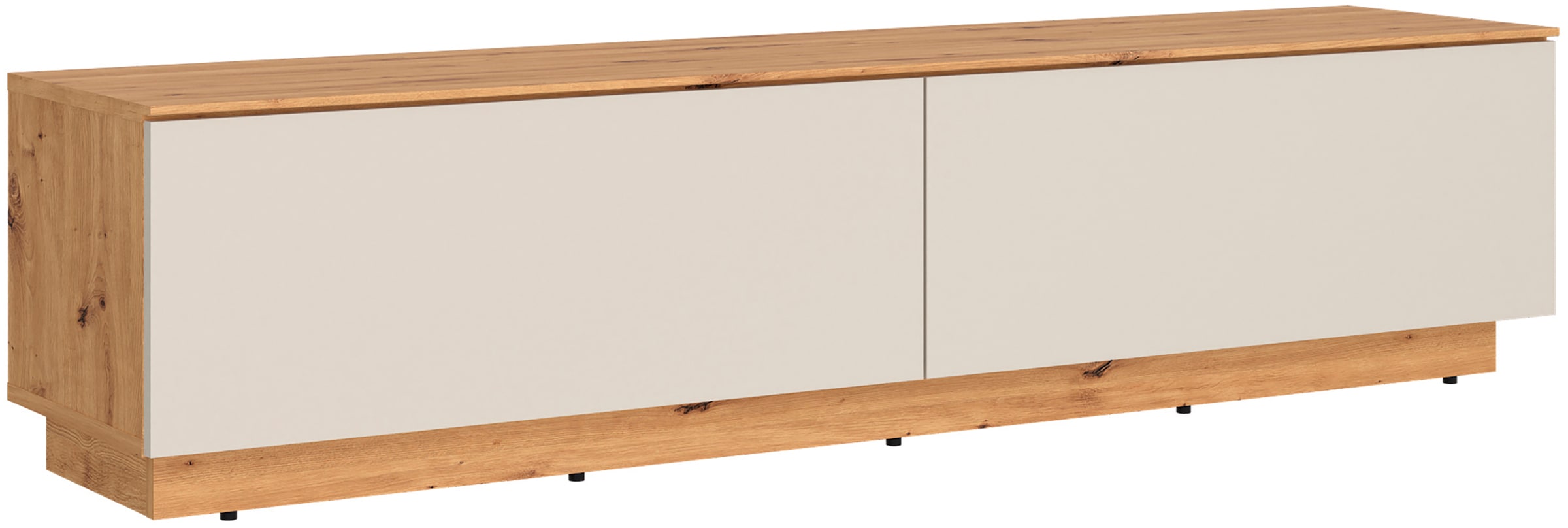 OTTO home Lowboard »2 Klappen und viel Stauraum« hängend oder stehend, grifflos, modern, Breite 160cm