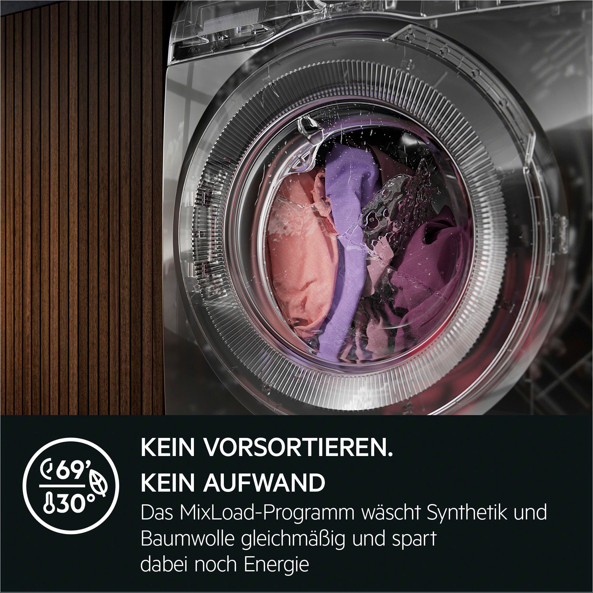 AEG Waschmaschine »LR7D70490«, 7000 ProSteam®, LR7D70490, 9 kg, 1400 U/min, ProSteam - Dampf-Programm für 96 % weniger Wasserverbrauch & Wifi