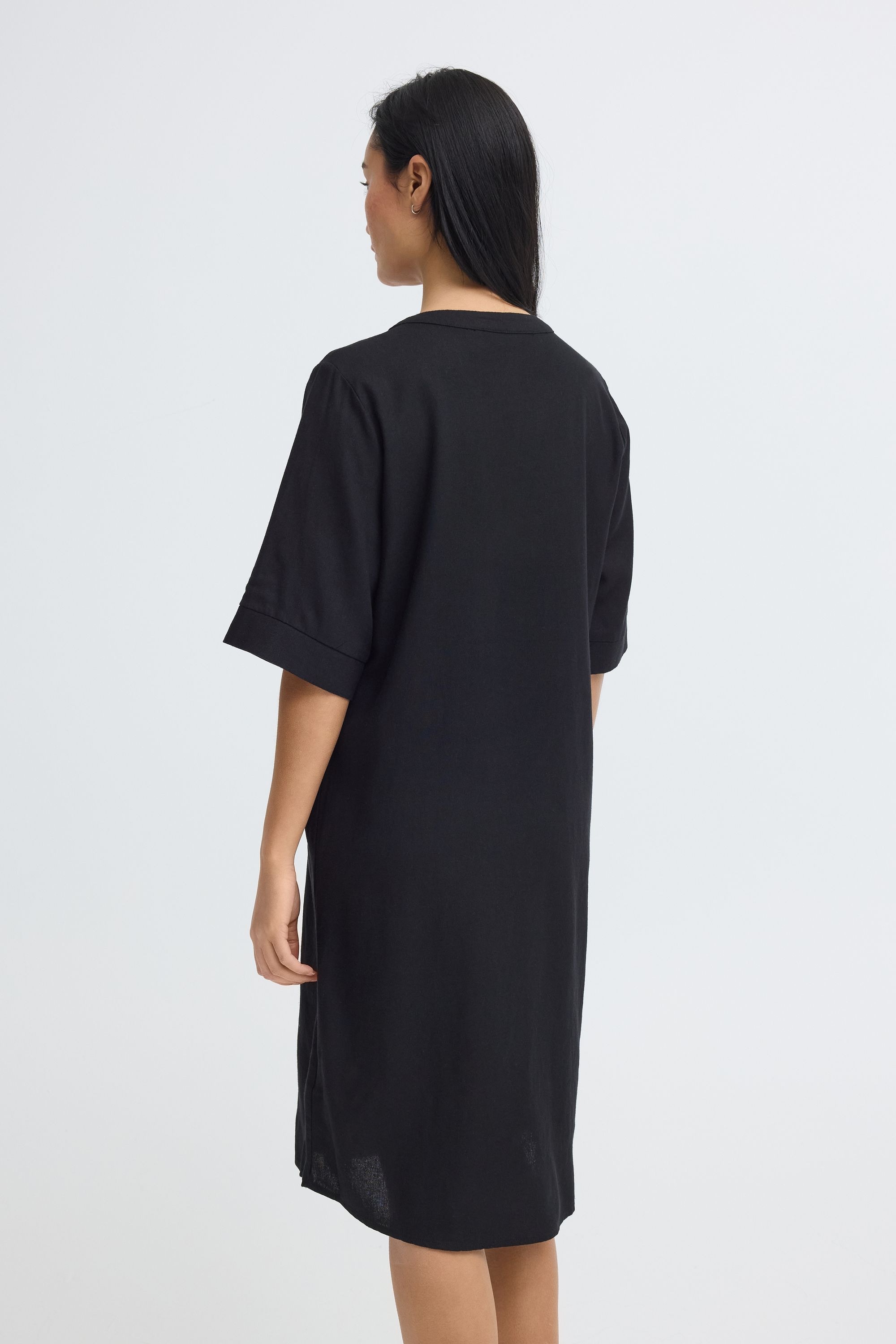OXMO Minikleid »Minikleid OXNInna Linen Mix«