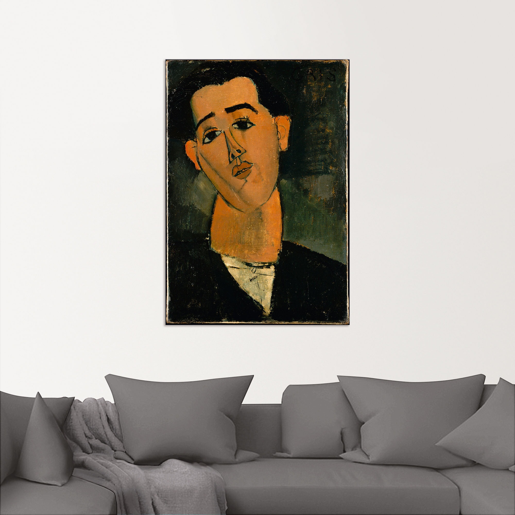Artland Wandbild »Porträt von Juan Gris«, Historische Persönlichkeiten, (1 St.), als Alubild, Leinwandbild, Wandaufkleber oder Poster in versch. Größen