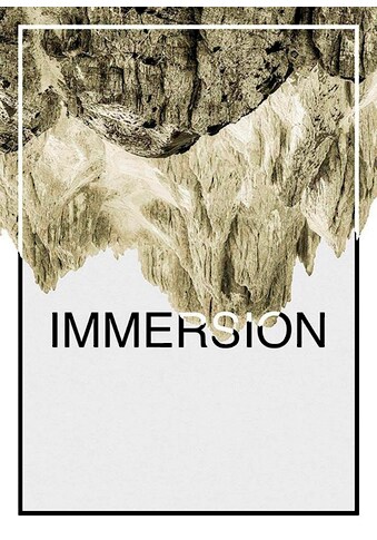 Komar Poster »Immersion Sand«, Abstrakt-Sprüche & Texte, Höhe: 50cm kaufen