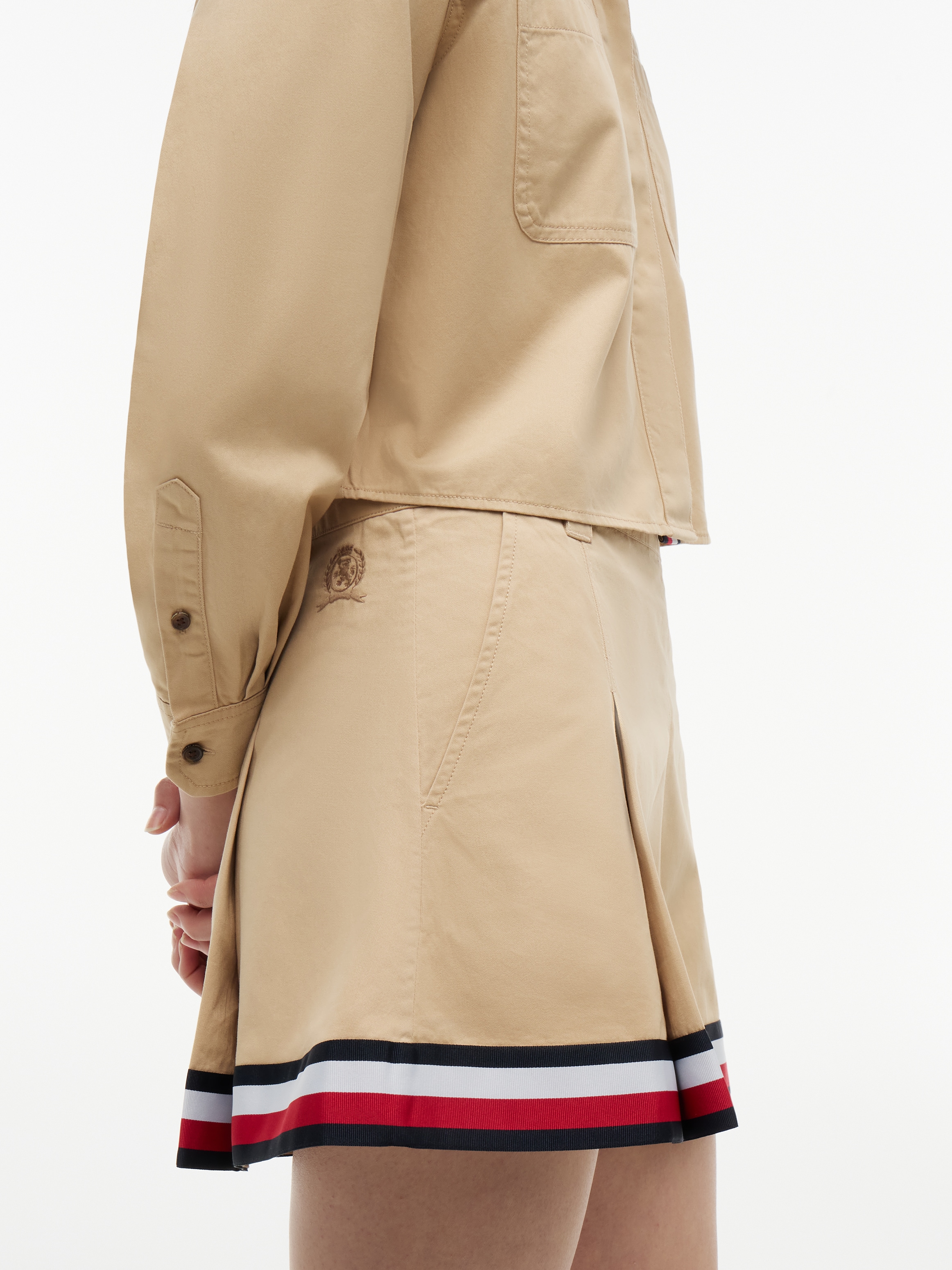 Tommy Jeans Minirock »TJW RWB TAPE MINI SKIRT« Baumwolle