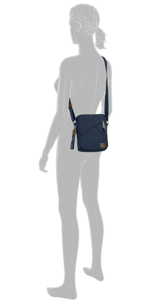 camel active Umhängetasche »Aurum« aus recyceltem Polyester in Nylonstruktur, leicht & mit feinen Details