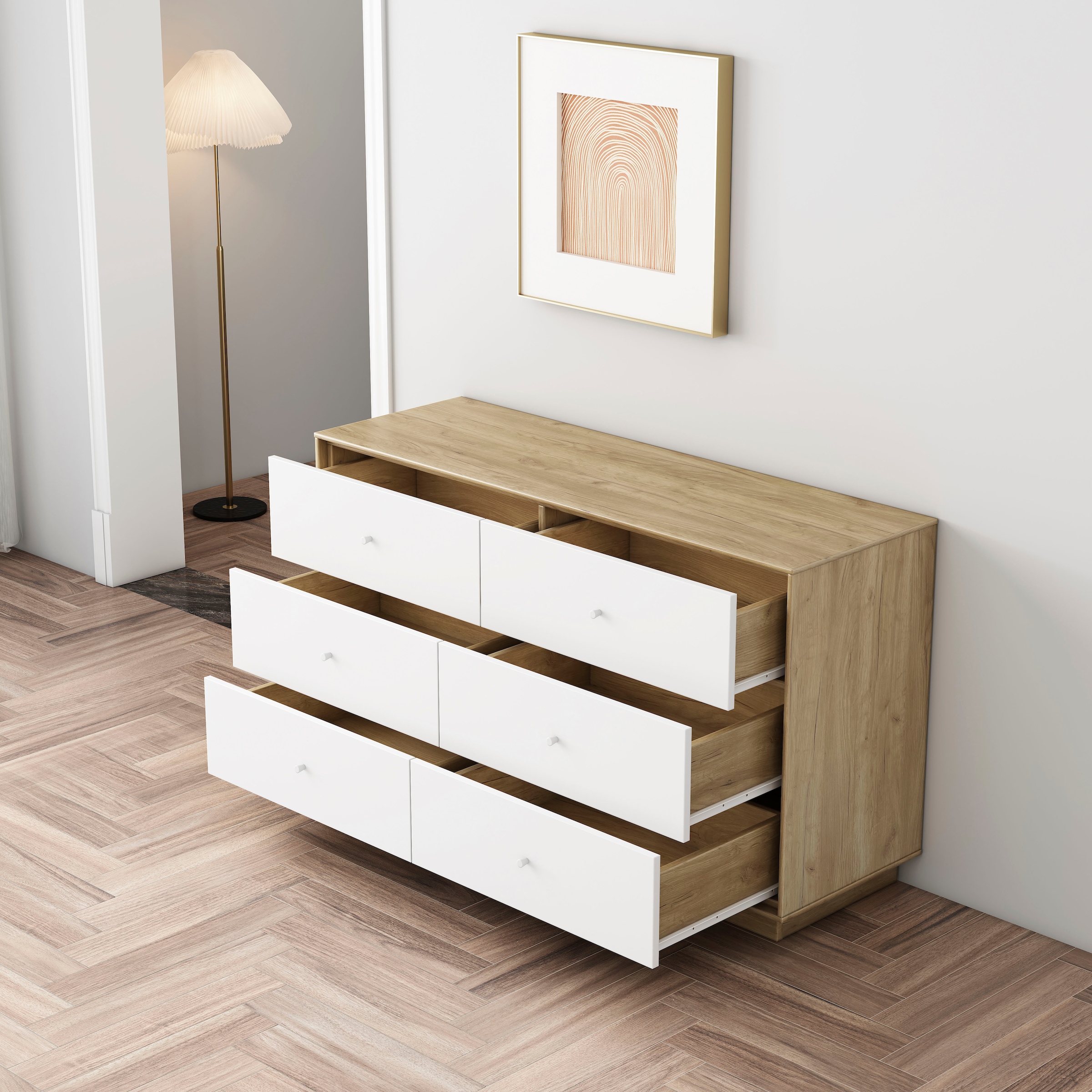 OTTO home Kommode »Blaire« kratzfeste Melaminoberfläche, ABS-Kanten und FSC-zertifiziertem Holz