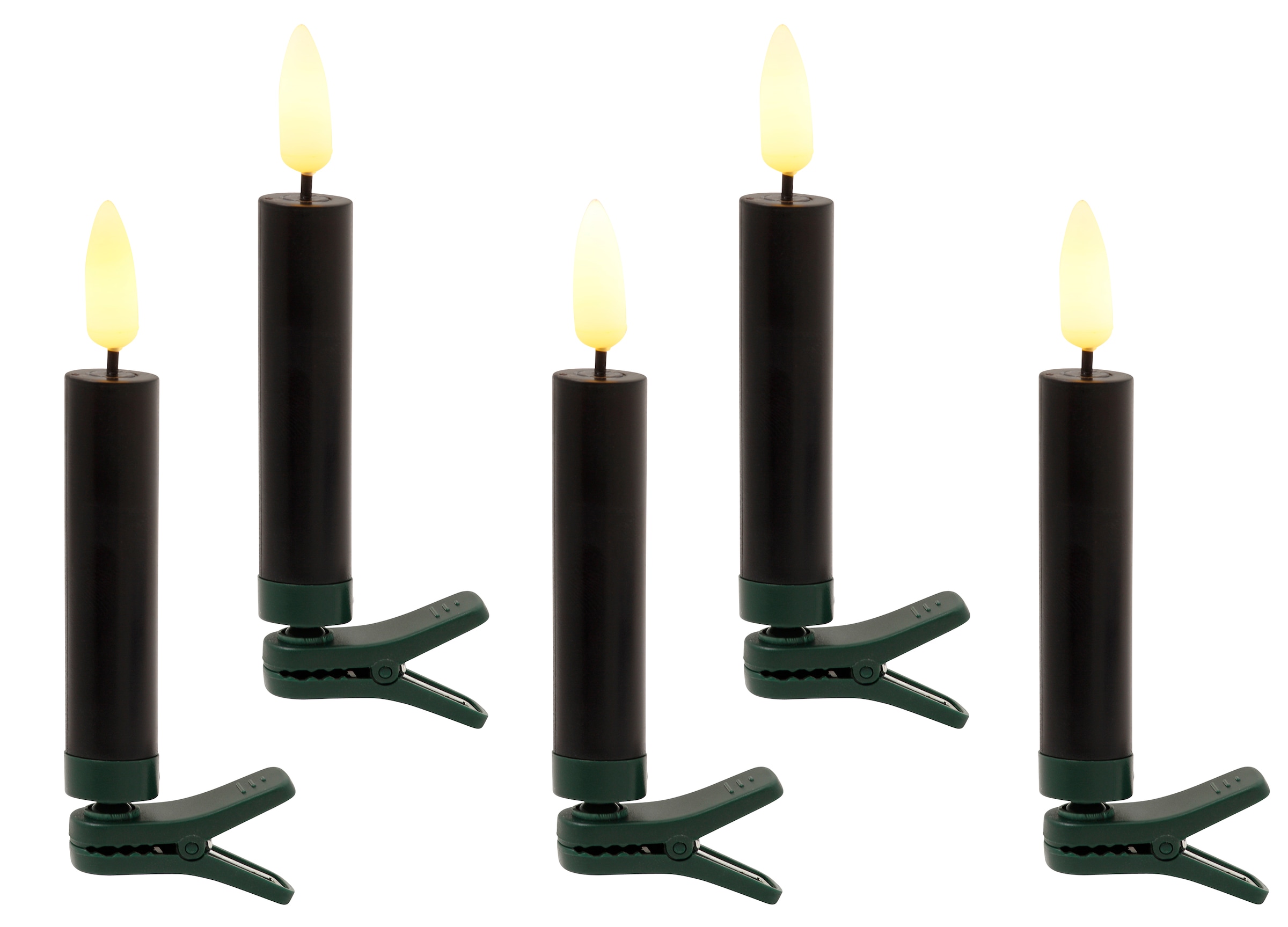 andas LED-Christbaumkerzen »Bjarne, 25 3D-Flamme, 11,5 Kerzen kabellos Höhe Dimm-/Flacker- cm«, und mit 25 Shop Christbaumschmuck OTTO St.-flammig, im Online Weihnachtsdeko, Timerfunktion ca. mit