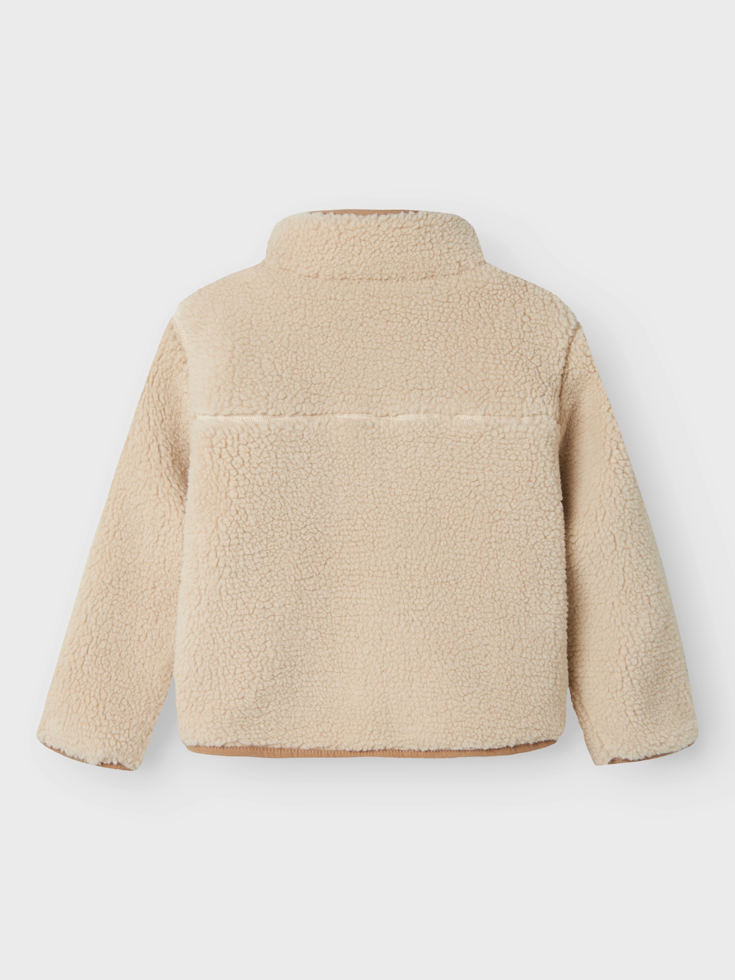 Name It Strickfleecejacke »NMNMATTIA SHERPA JACKET PB«, ohne Kapuze
