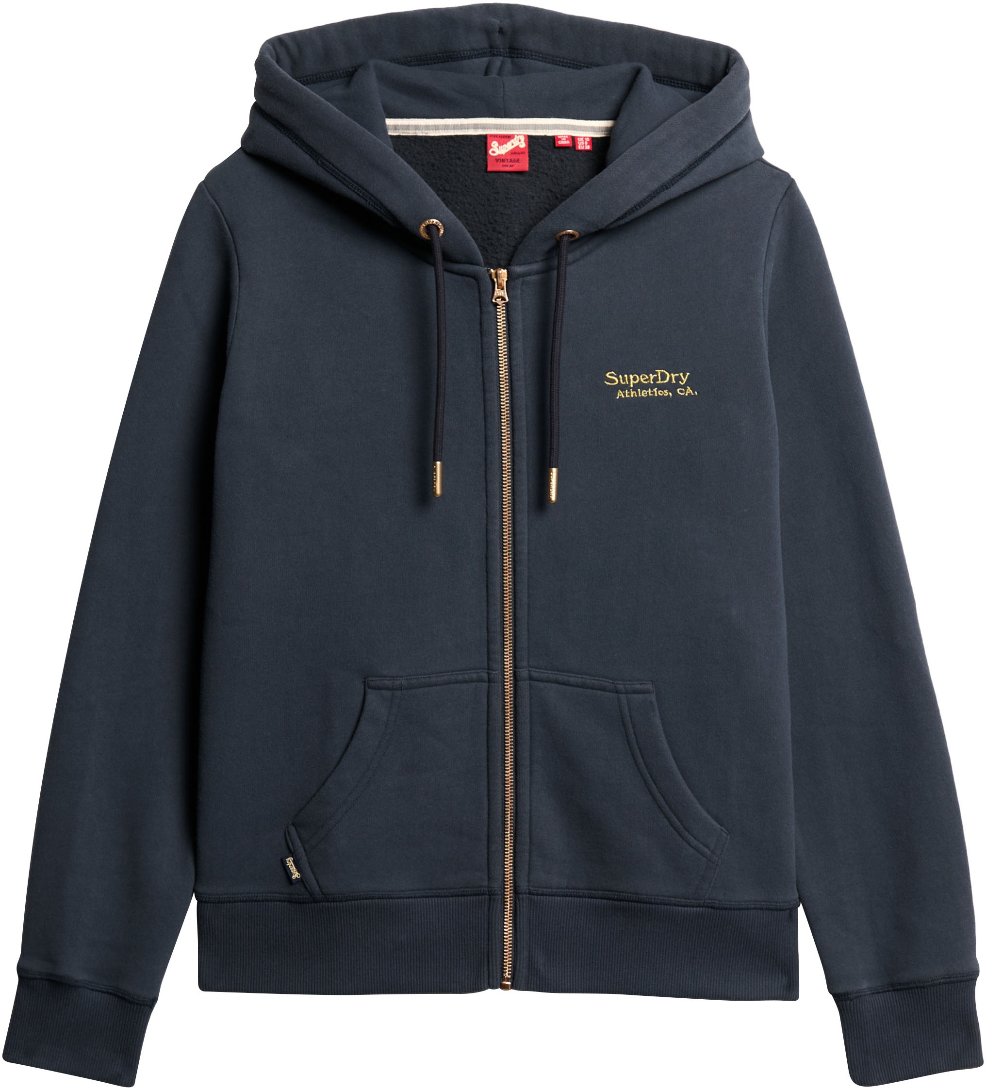 Superdry Kapuzensweatjacke »ESSENTIAL LOGO ZIP HOODIE«, mit Logostickerei