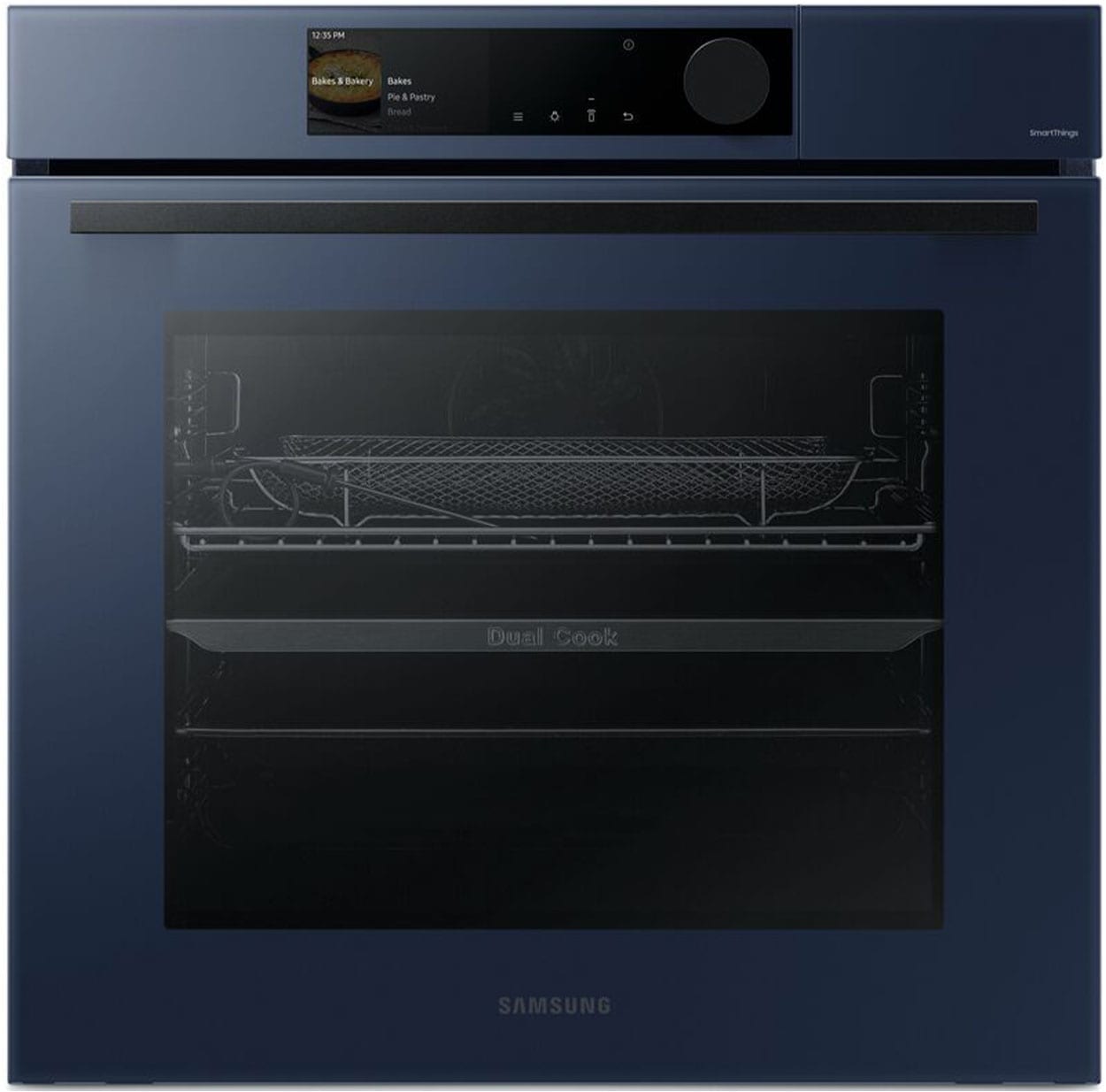 Samsung Pyrolyse Backofen NV7600B »NV7B6675CDN« mit 1-fach-Teleskopauszug mit Pyrolyse-Selbstreinigung Dual Cook – Ein Ofen. Zwei Garräume. Maximale Flexibilität.