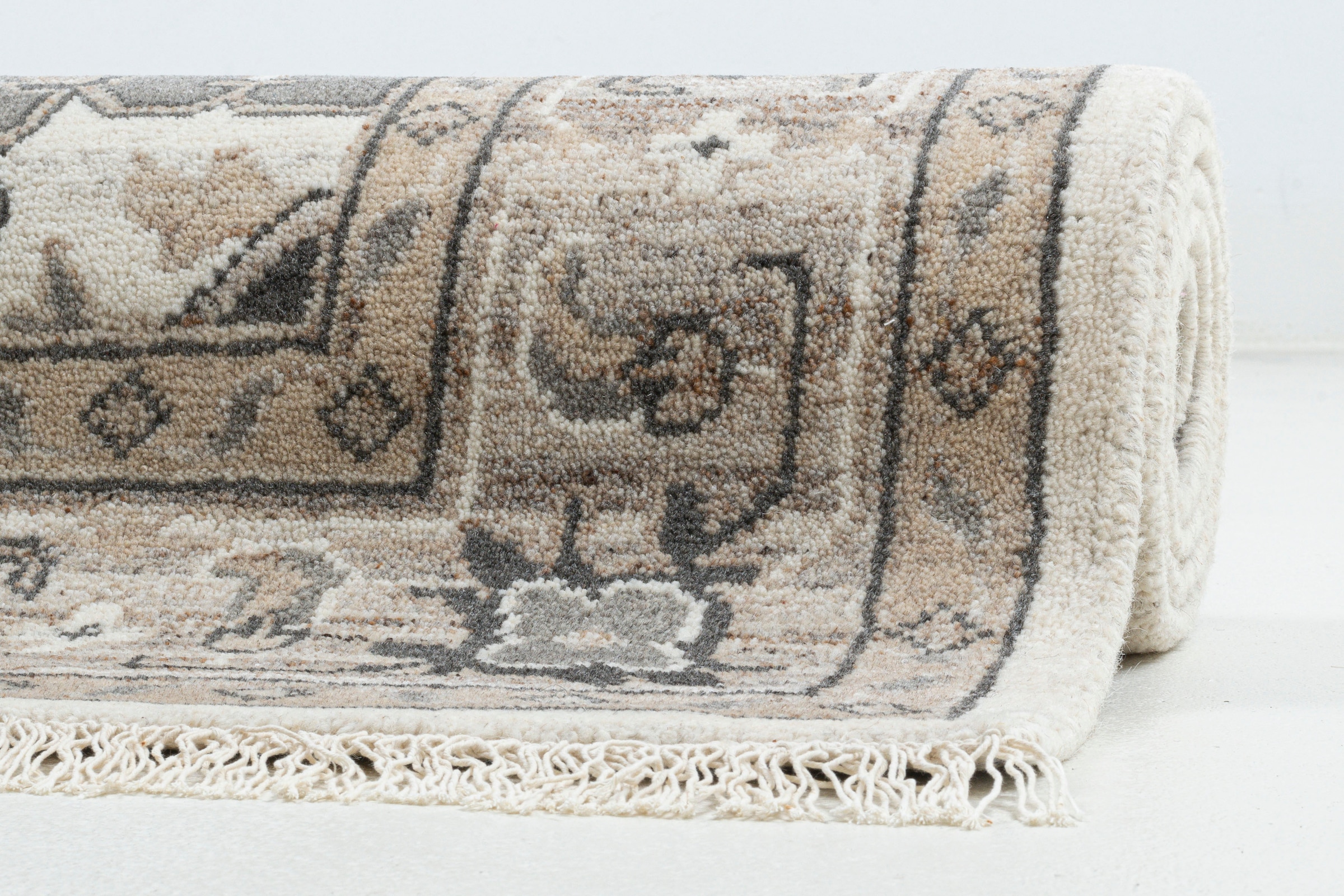 THEKO Wollteppich »Versian 877«, rechteckig, 10 mm Höhe, handgeknüpft, reine Wolle, orientalisches Design