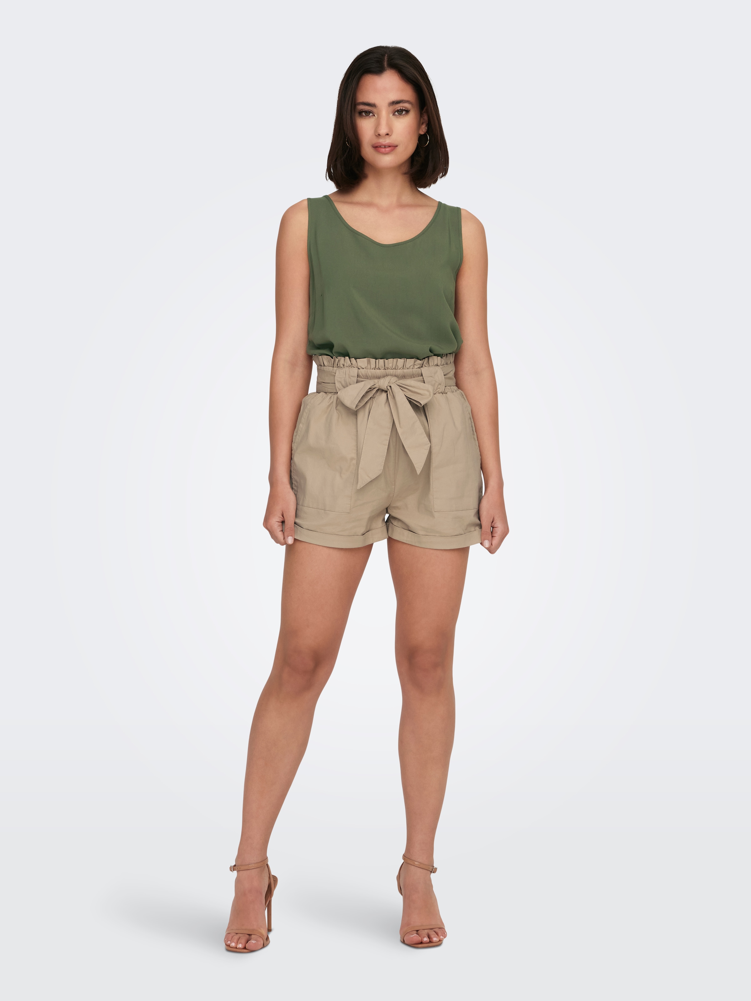 ONLY Blusenshirt »ONLNOVA LIFE VIS S/L TOP SOLID«