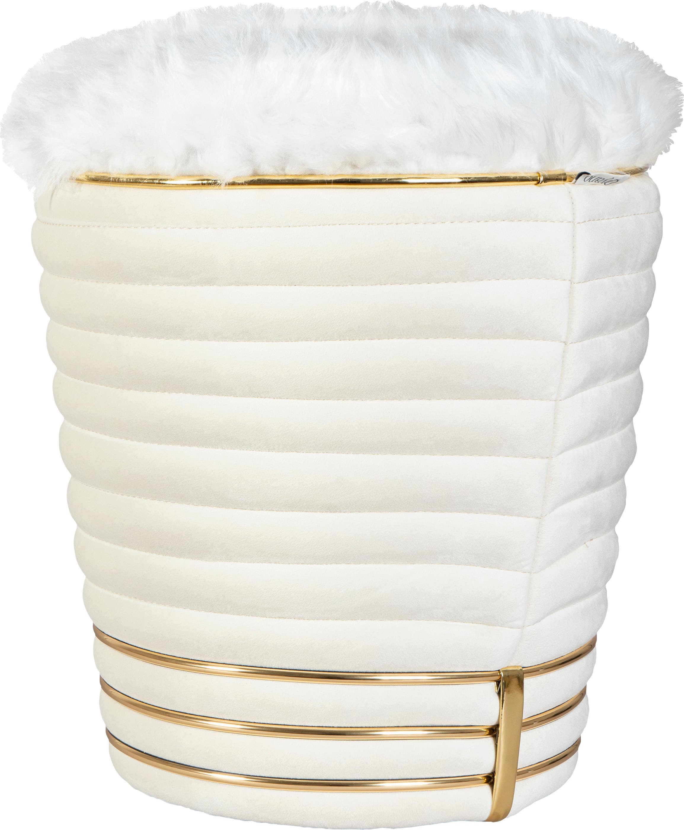 Kayoom Sitzhocker »Hocker Doric, trendiger Look, ästhetische Farbgebung, schöne Steppung«, (1 St.), komfortabel, hochqualitativ, pflegeleicht, hochwertige Materialien