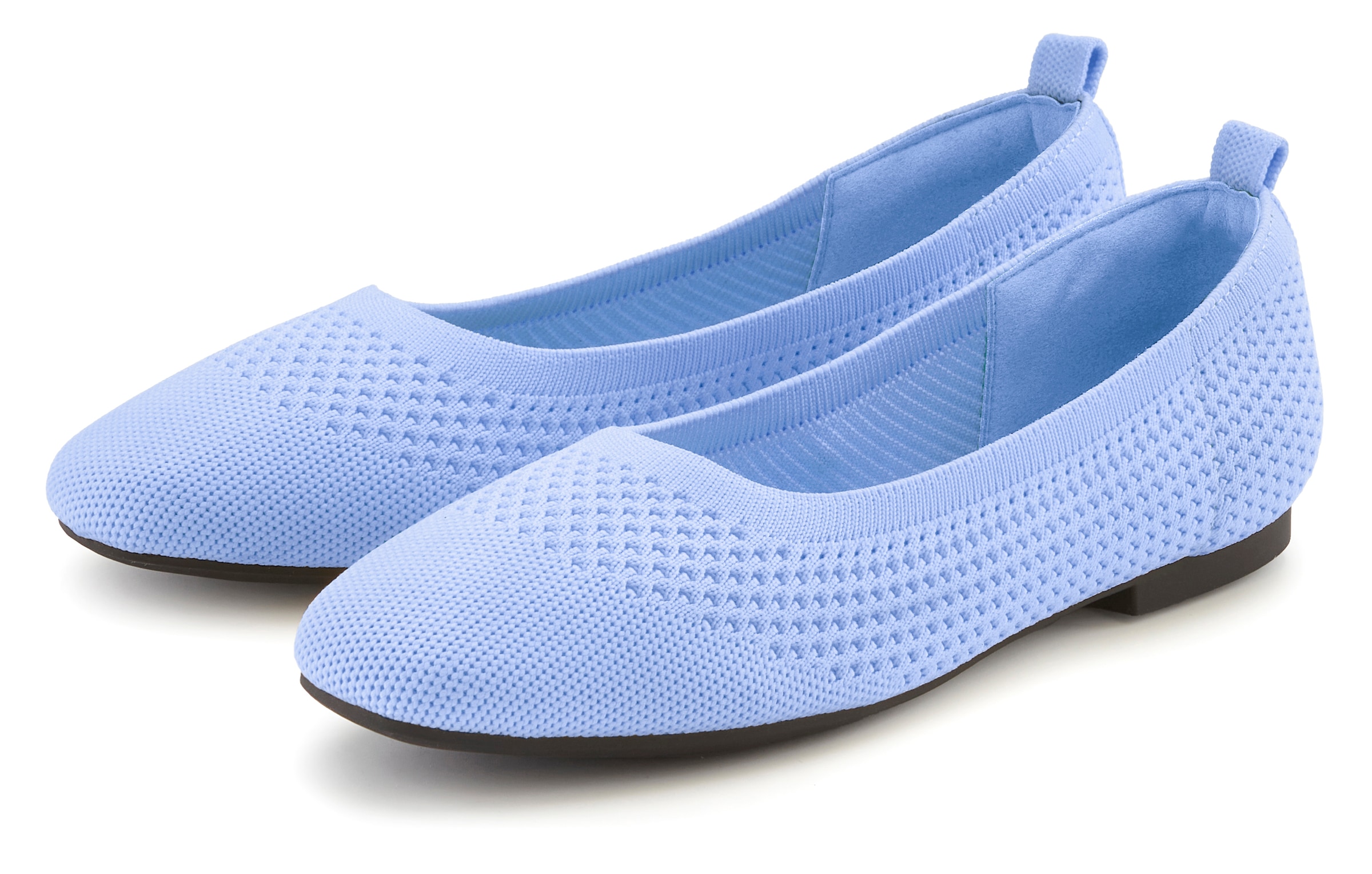 Vivance Ballerina »Slipper, Halbschuh, Freizeitschuh«  aus leichtem Mesh zum Reinschlüpfen