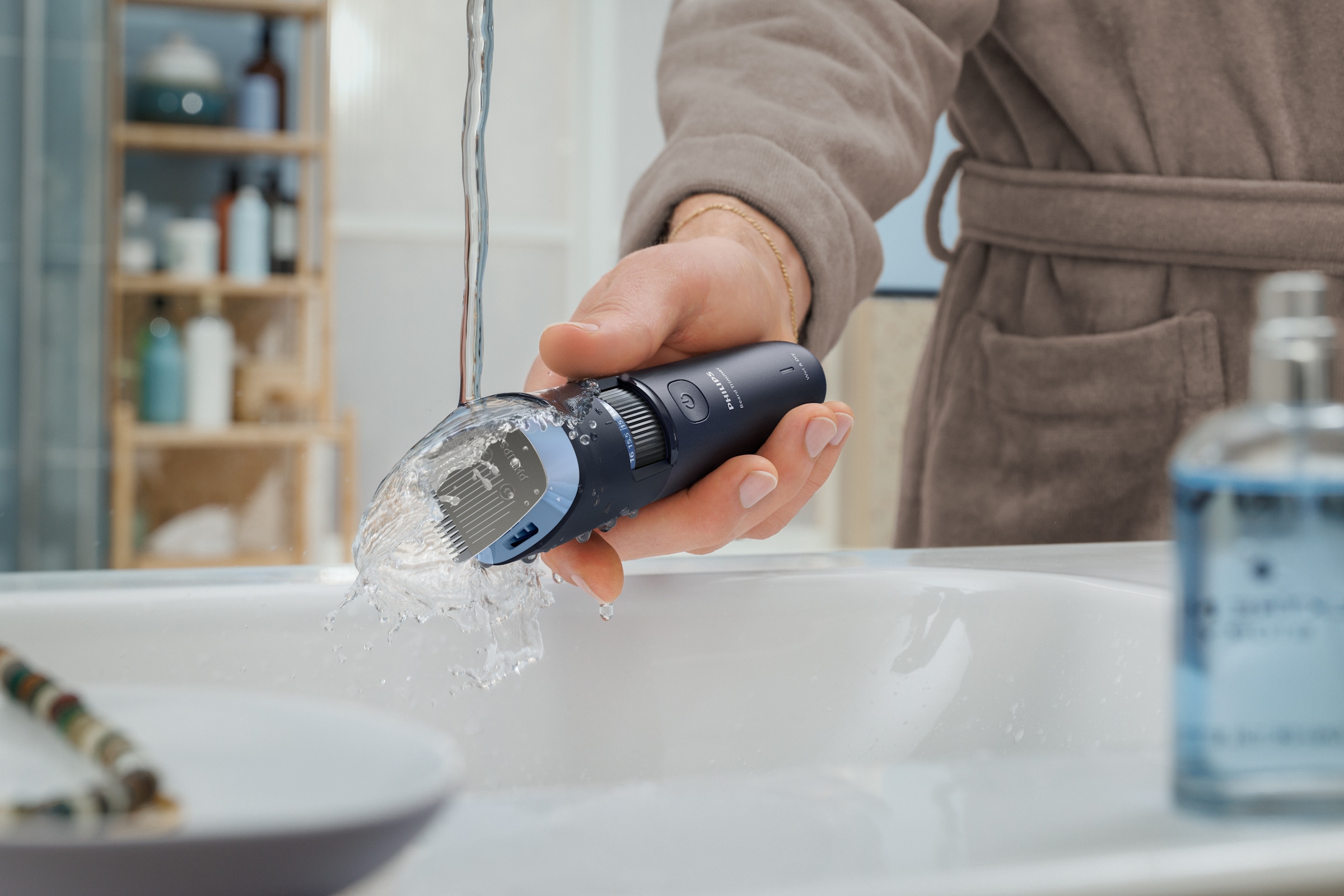 Philips Bartschneider »Serie 3000 BT3665/15« 2 Aufsätze mit 40 einstellbaren Schnittlängen, inkl. Reinigungsbürste