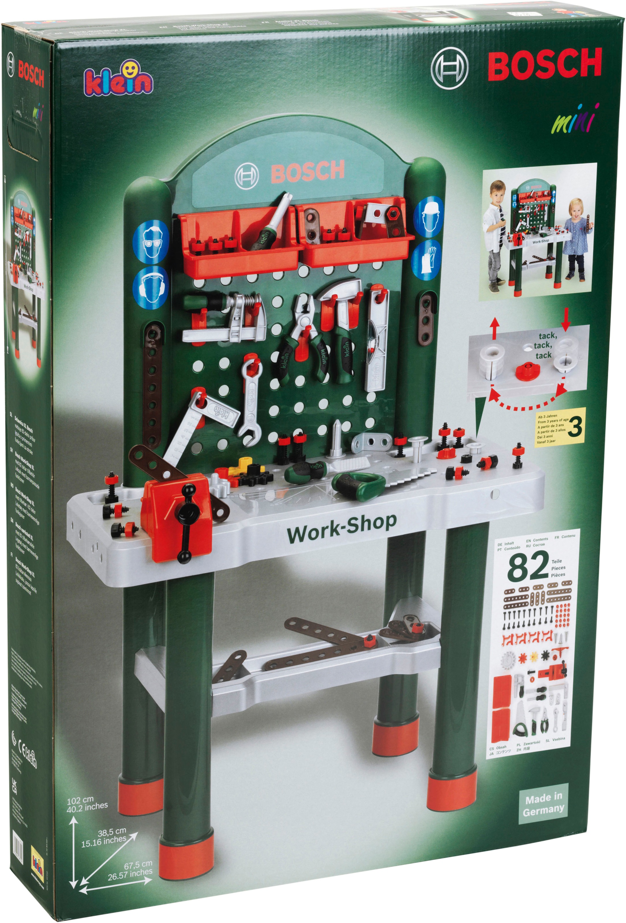 Klein Spielwerkbank »Bosch Workshop« Made in Germany