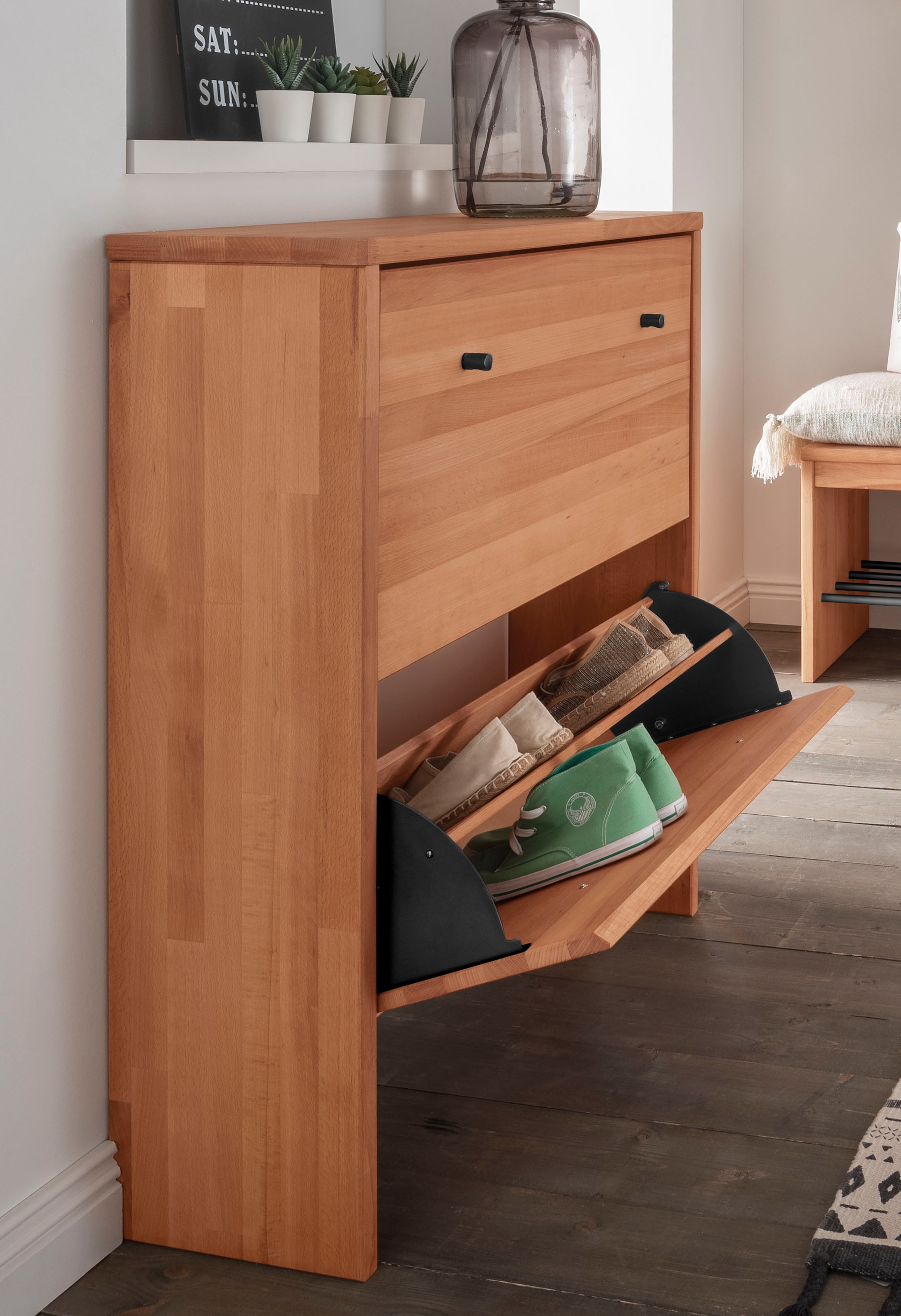 Home affaire Kombikommode »Dura - Kommode aus Massivholz, langlebig & hochwertig & rustikal« aus FSC®-zertifizierten Massivholz, Breite 82 cm