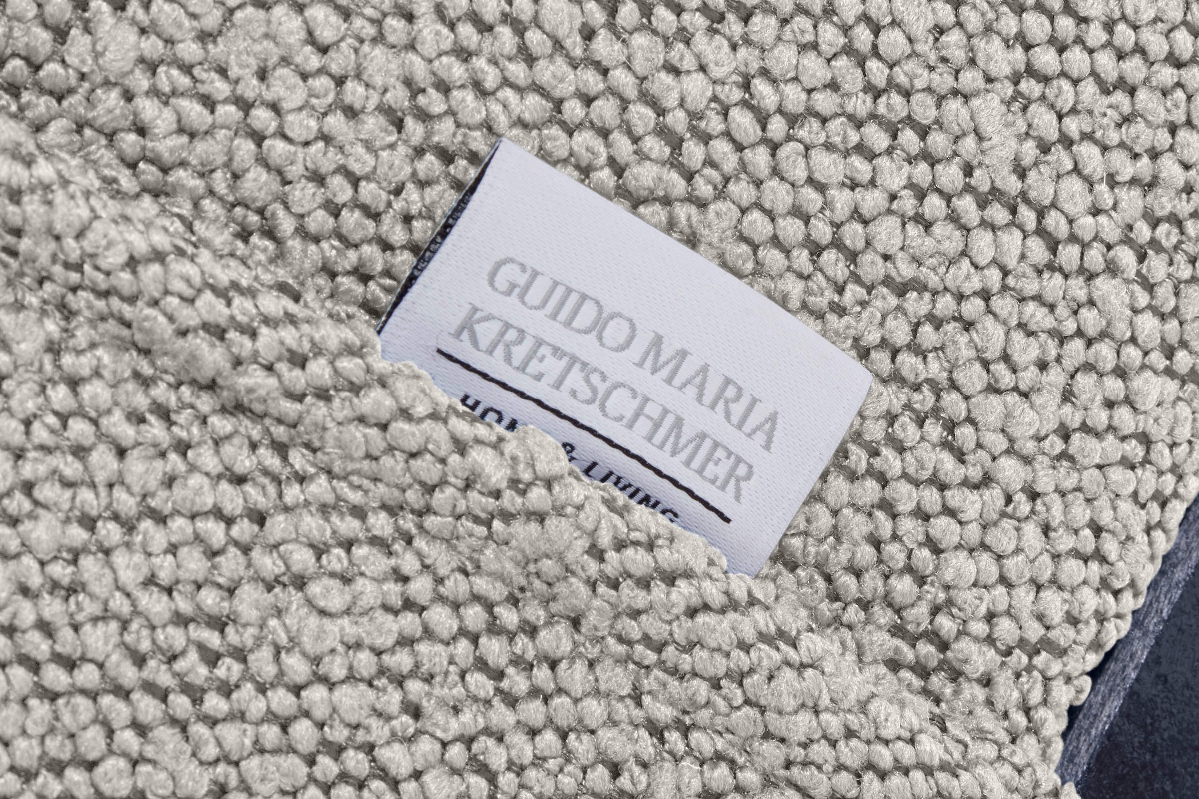 Guido Maria Kretschmer Home&Living Cocktailsessel »Chamby New Sessel«, im Bouclé-Strukturbezug mit Steppung im Lehnenbereich