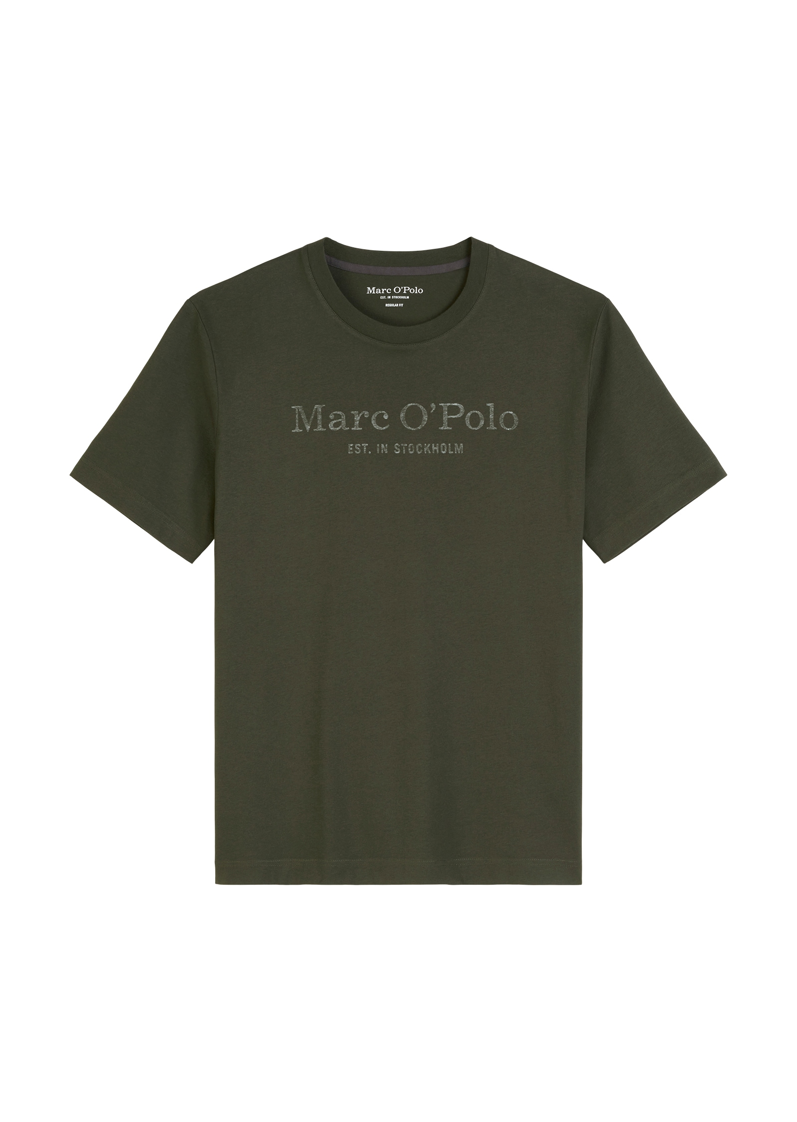 Marc O'Polo T-Shirt, mit tonigem Label-Print vorne