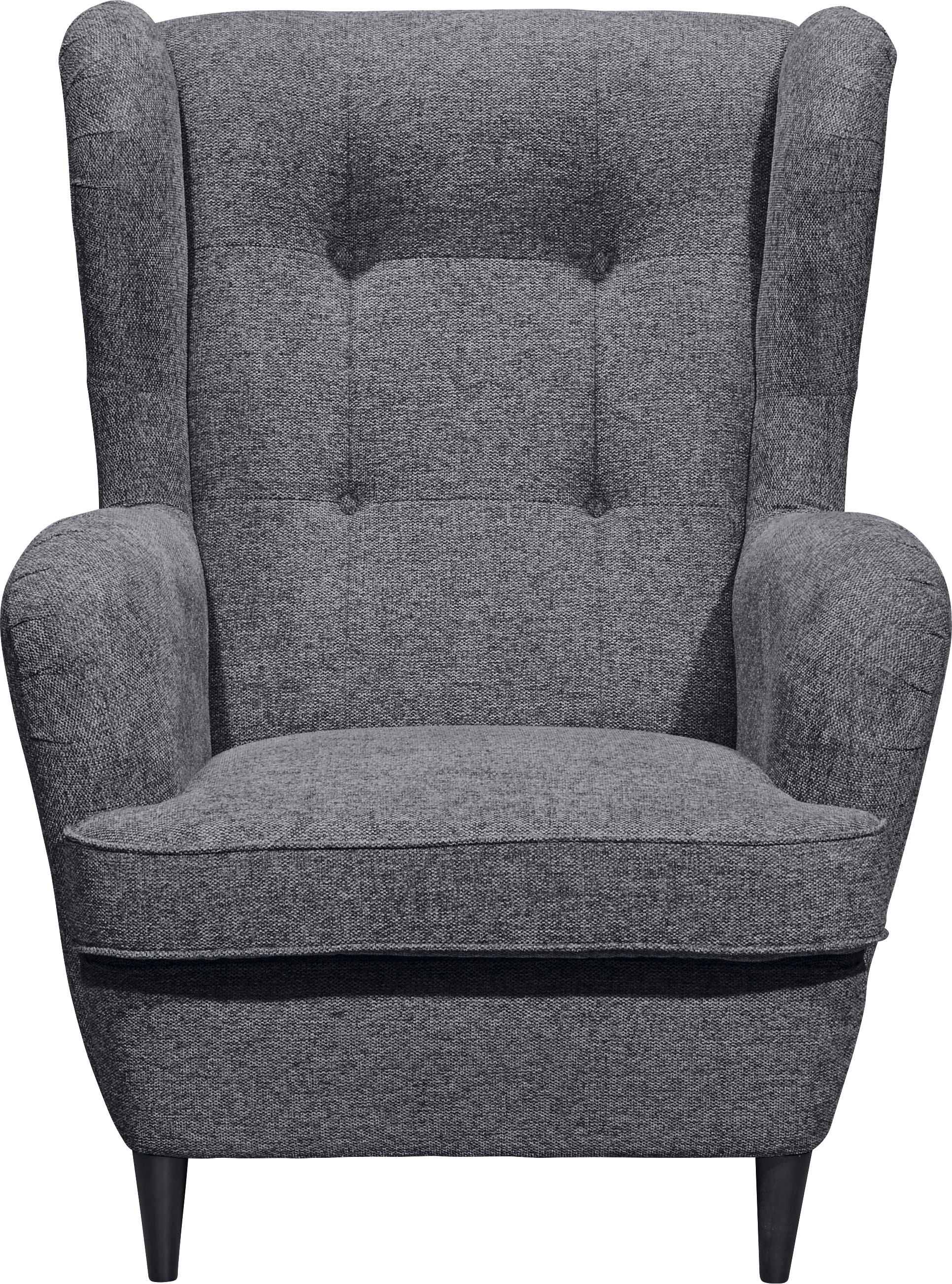 ED EXCITING DESIGN Ohrensessel »Oskar« mit Massivholzfüßen