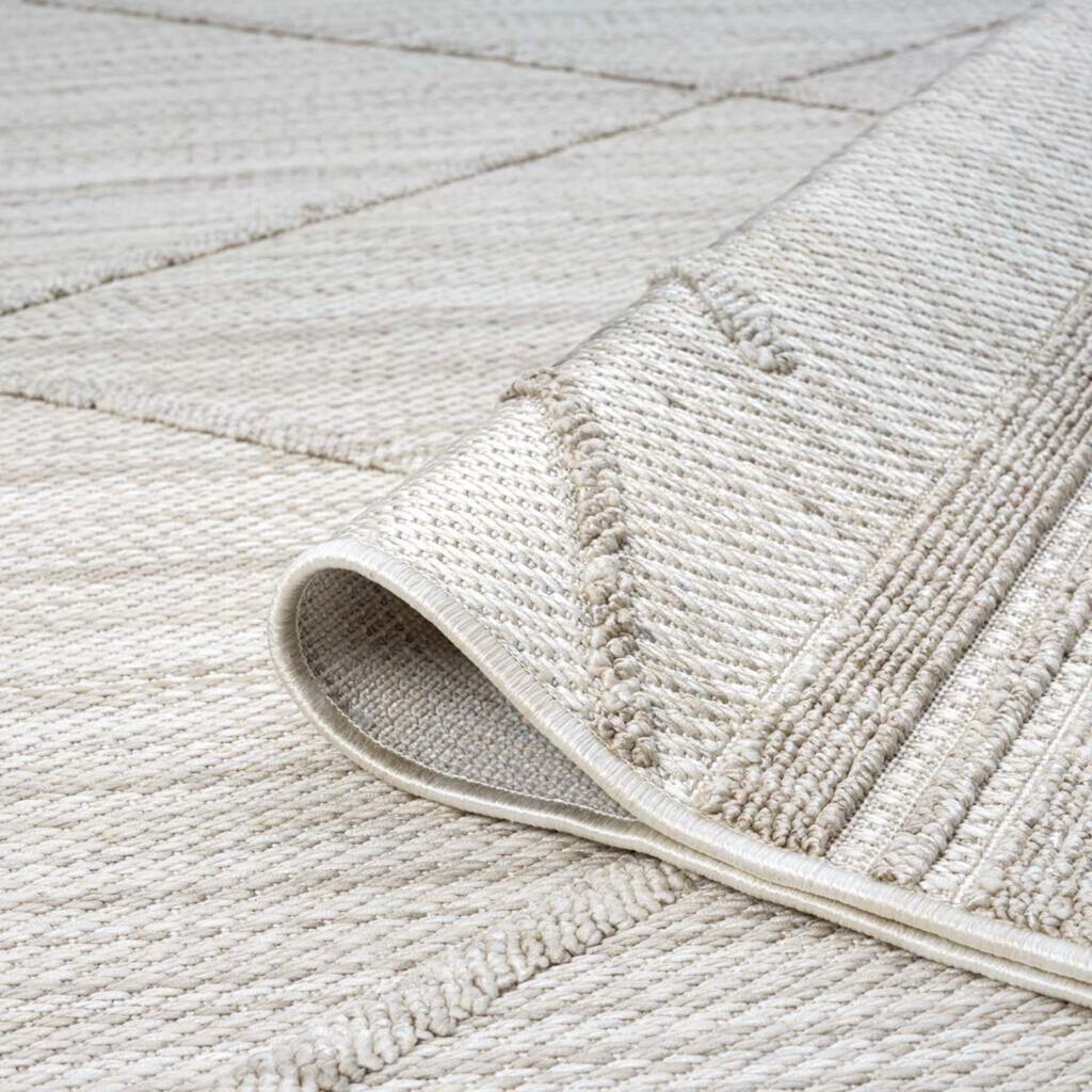 Carpet City Teppich »CLASICO 8931«, rund, Kurzflor, Hochtief-Muster/ 3D-Effekt Rauten, Wohnzimmer