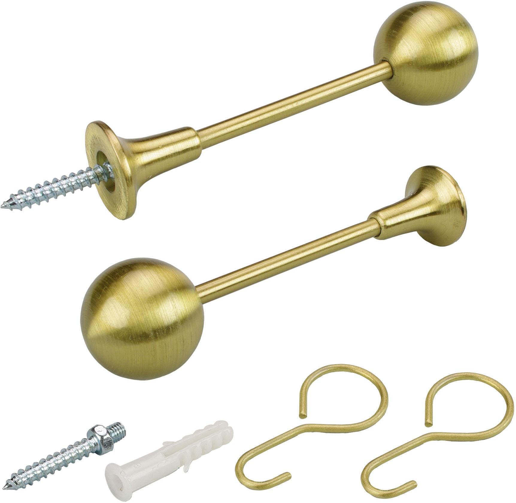 Liedeco Raffhalter für Gardinenstangen Ø 16 mm