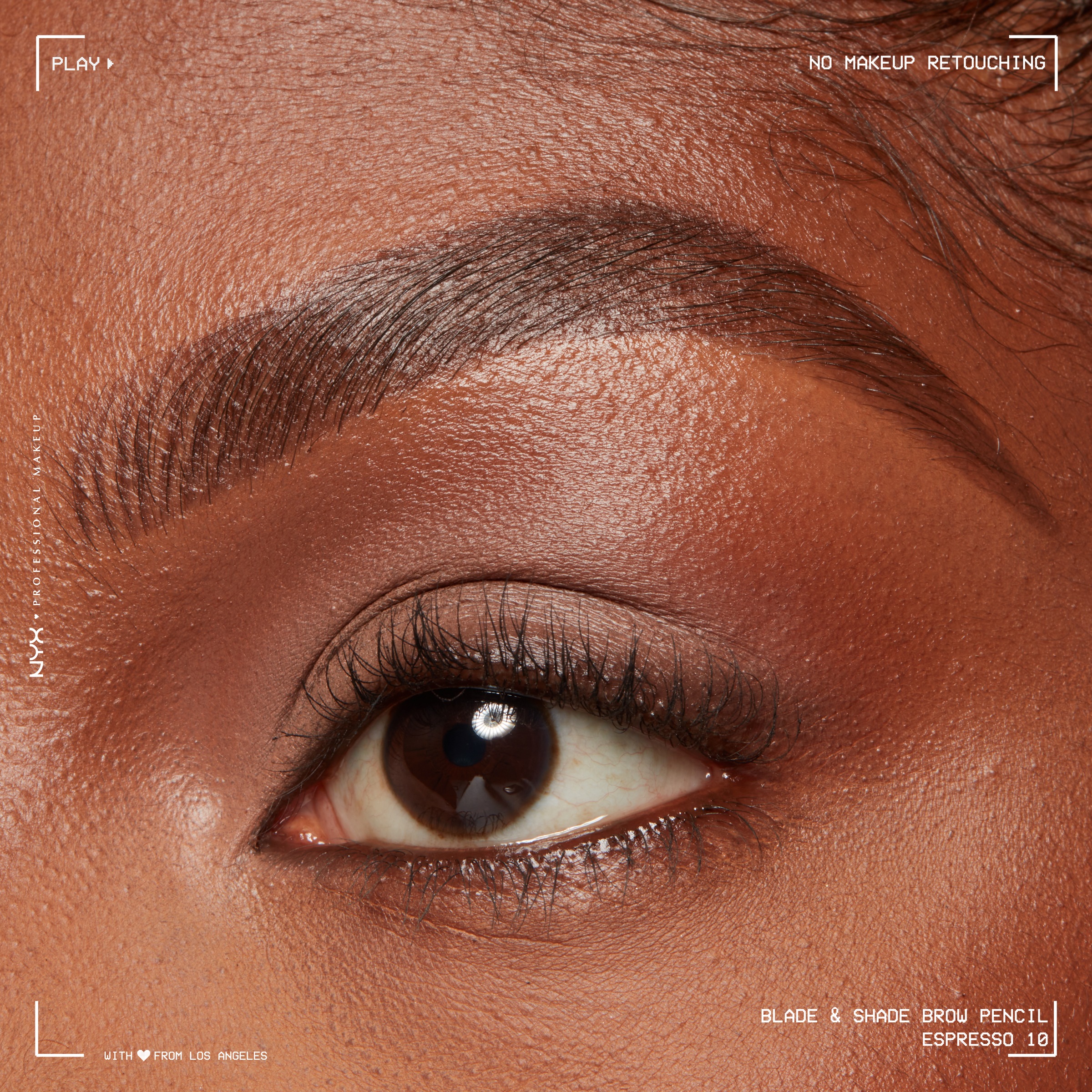 NYX Augenbrauenpflege »NYX Professional Makeup Blade & Shade Augenbrauenstift« Mit Nano Blade, zweiseitige Spitze, integrierte Bürste, wischfest.