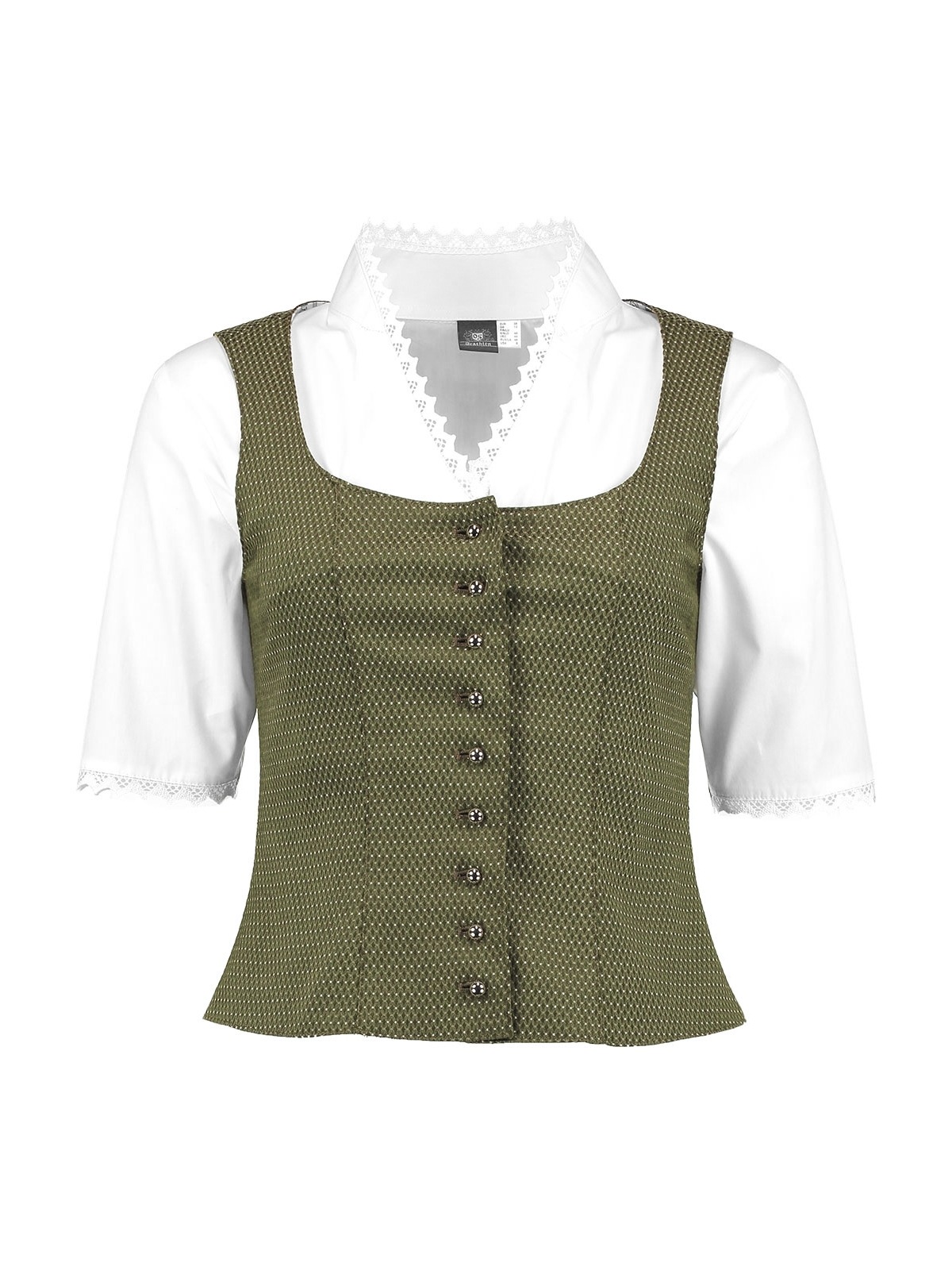 OS-Trachten Trachtenbluse »Mieder 453000-3924«