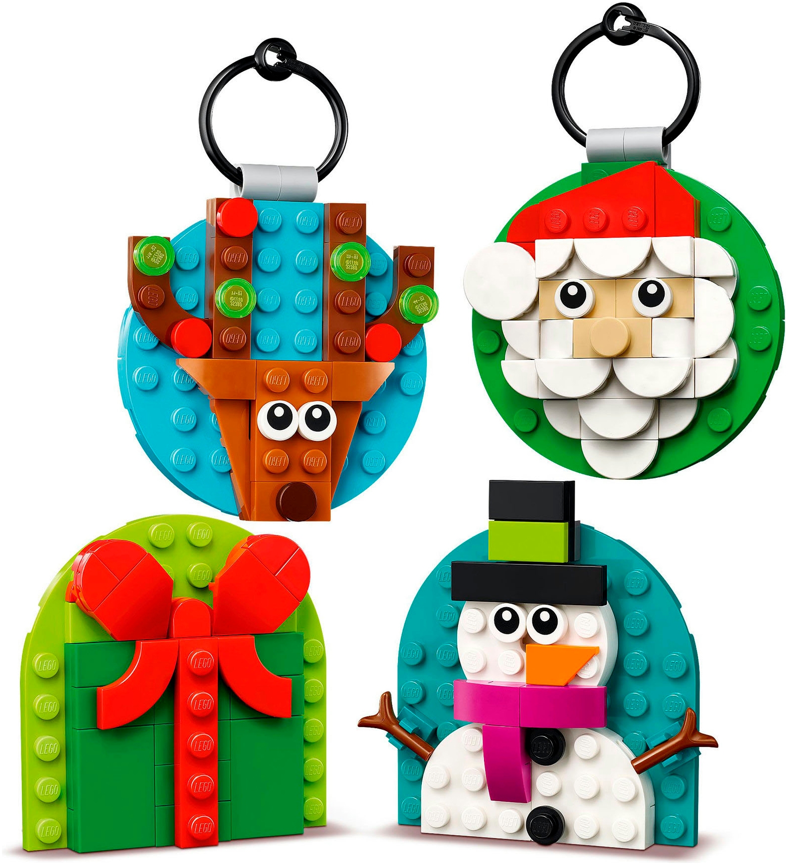 LEGO® Konstruktionsspielsteine »Verschiedene Christbaumanhänger (40744), LEGO Iconic« Made in Europe