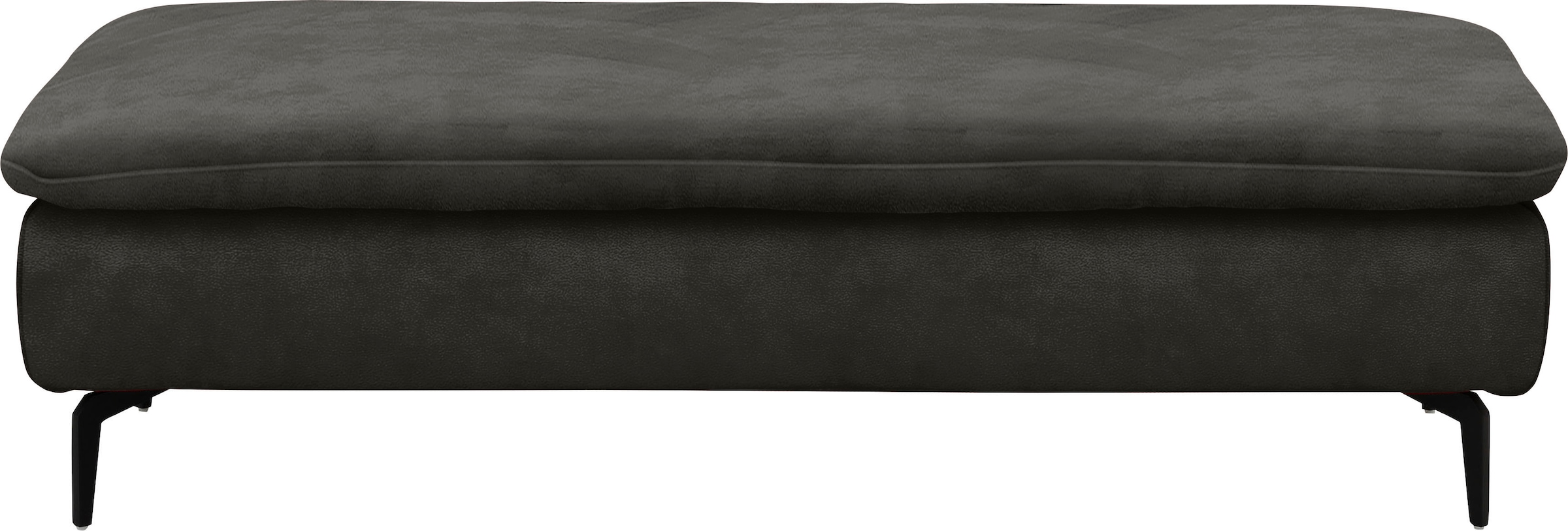 W.SCHILLIG Ecksofa »valentinoo, Designsofa, bequem, elegant und zeitlos, L-Form«, (Set), inklusive Hocker, mit Sitztiefenverstellung, Breite 299 cm