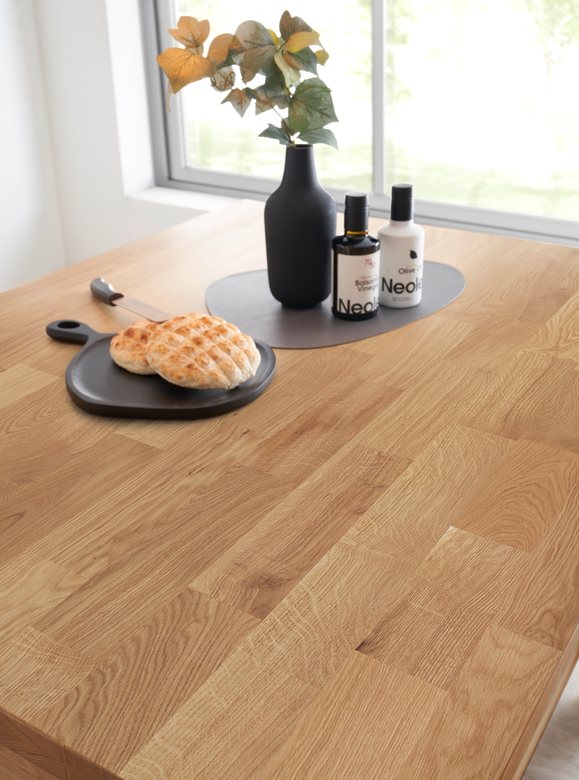BASIC by Balculina Kücheninsel »Ponza, Kücheninsel BxHxT 122x91x90 cm«, Breite 122cm, Massivholz, Softclose und Vollauszug