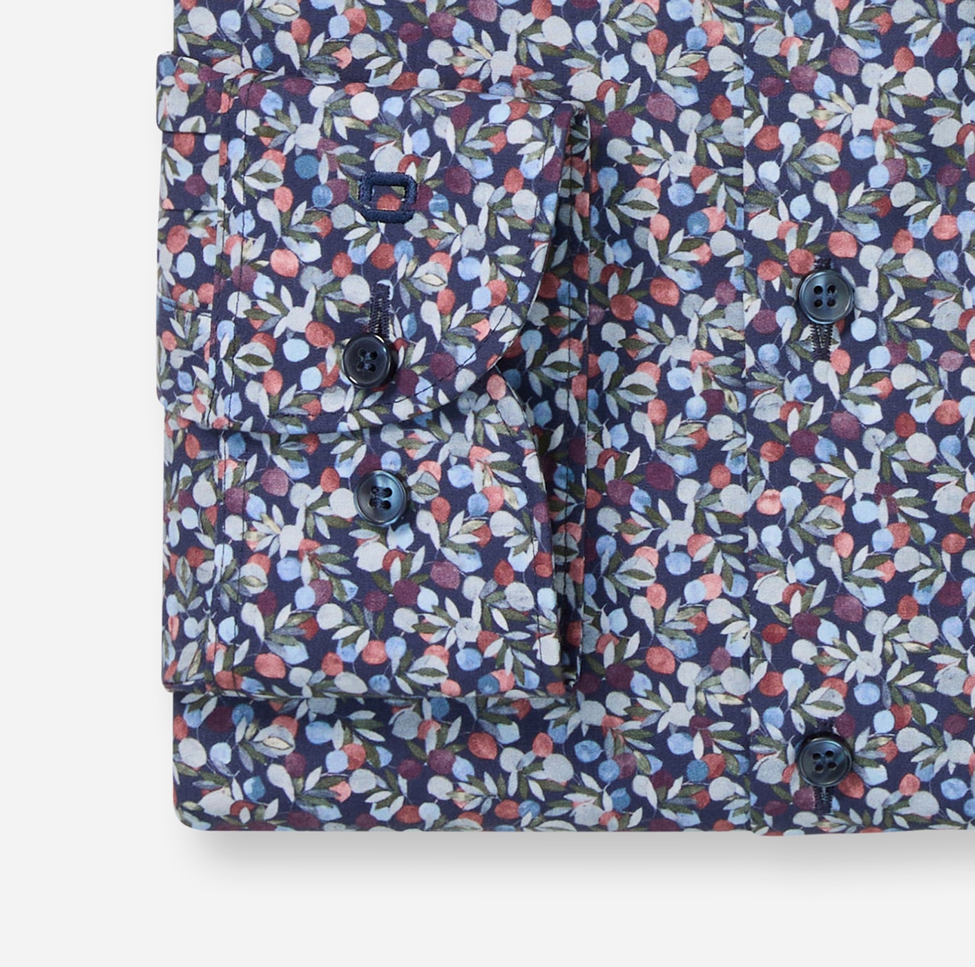 OLYMP Langarmhemd »Level Five« Businesshemd, body fit, New York Kentkragen, florales Muster