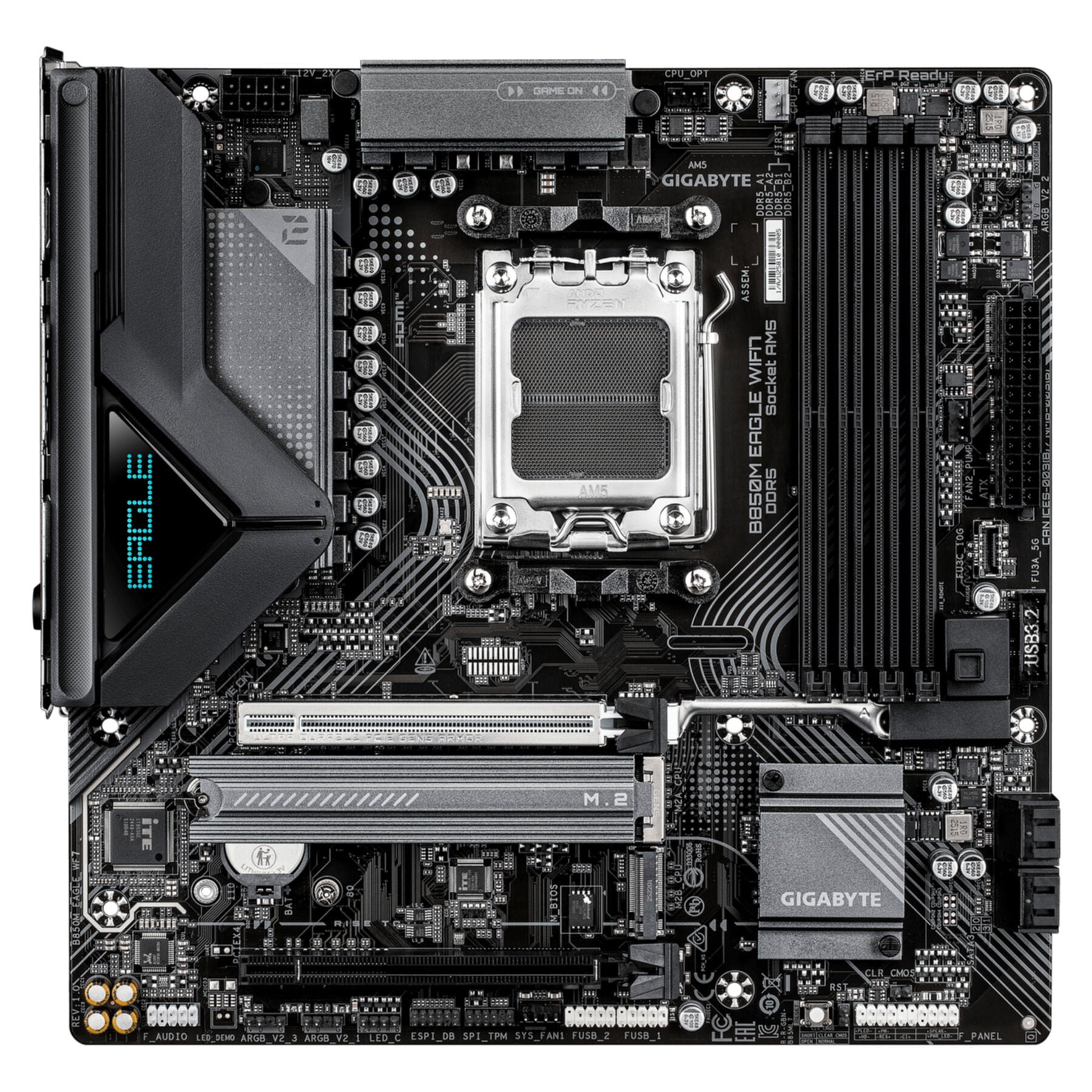 Gigabyte Mainboard »B850M EAGLE WIFI7 Mainboard – AMD Ryzen 9000 Series CPUs, digitales 8+«