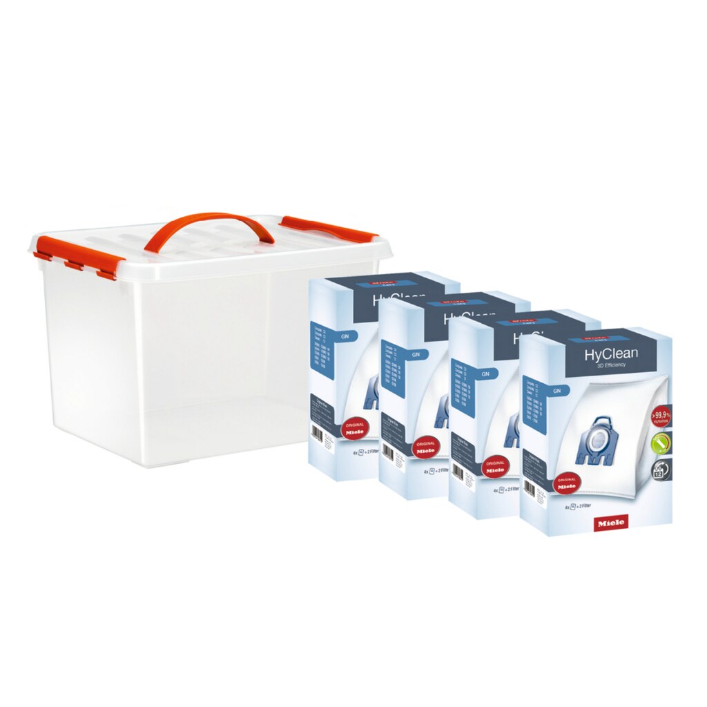 Miele Staubsaugerbeutel »SB SET GN CareBox 3D Garantie Plus Box«, (Set)