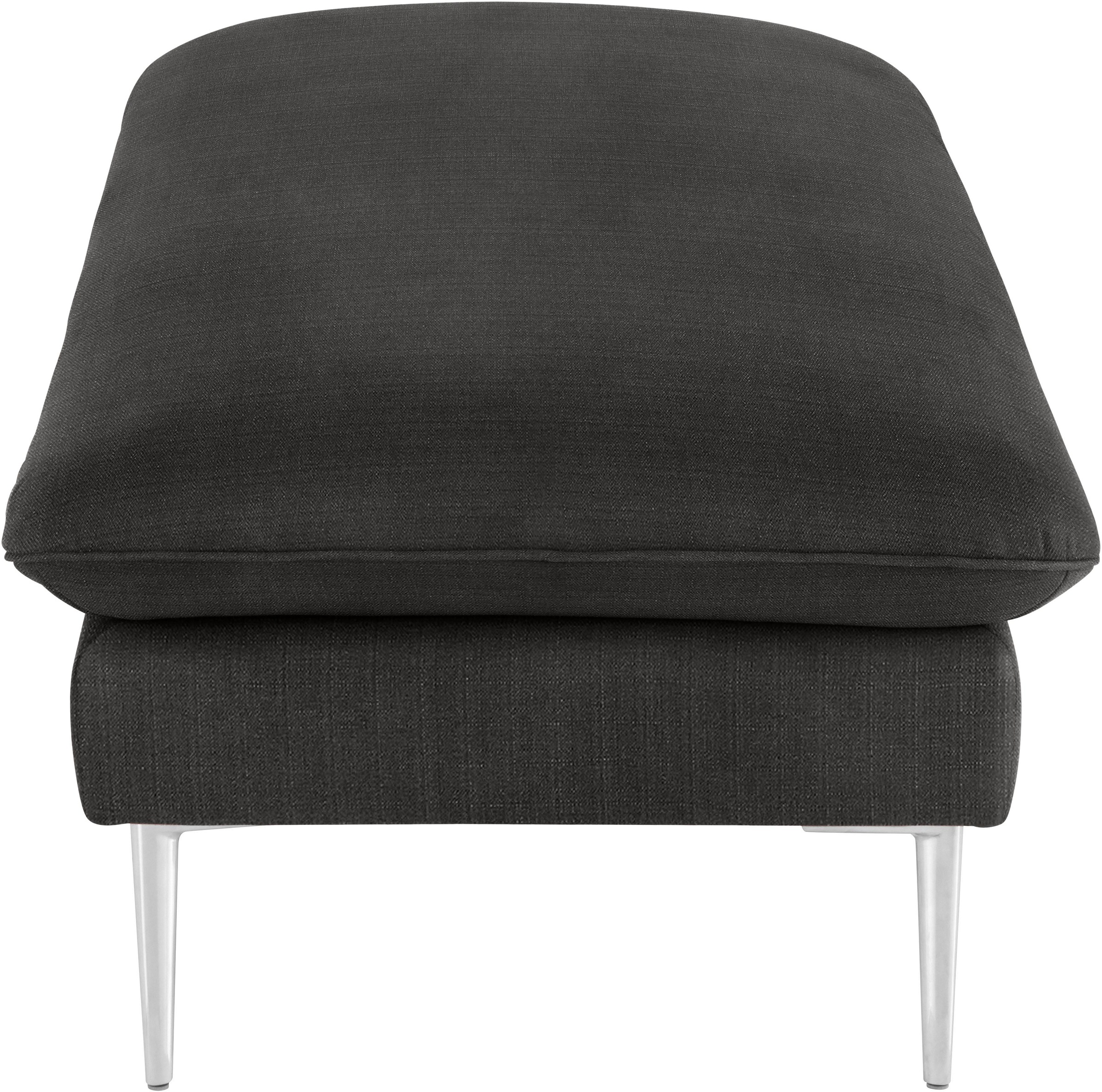 W.SCHILLIG Hocker »enjoy&MORE«, Füße Chrom glänzend, Breite 151 cm