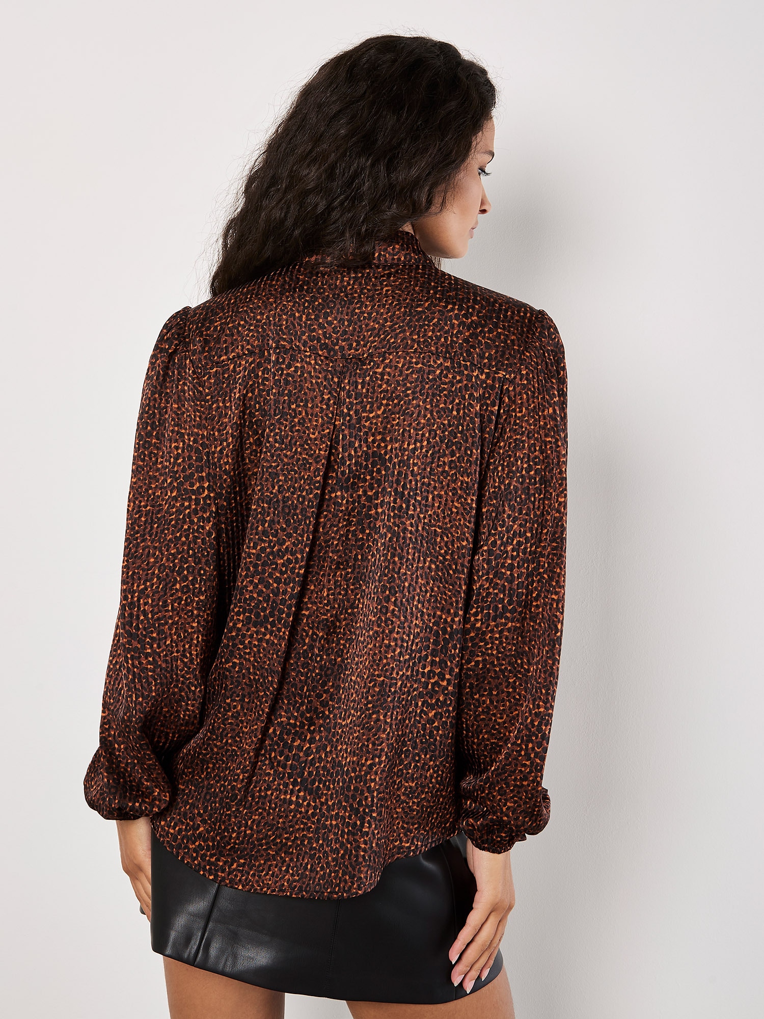 Apricot Hemdbluse »Apricot Micro Animal Self Stripe Hemd« 1