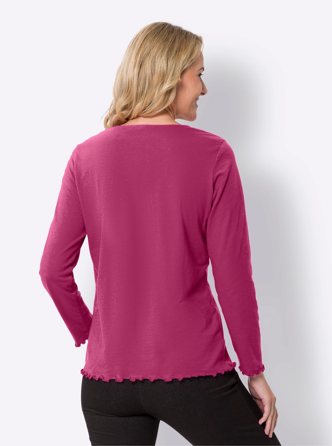 nicht definiert 2-in-1-Shirt »Langarm-Shirt«, (1 tlg.)