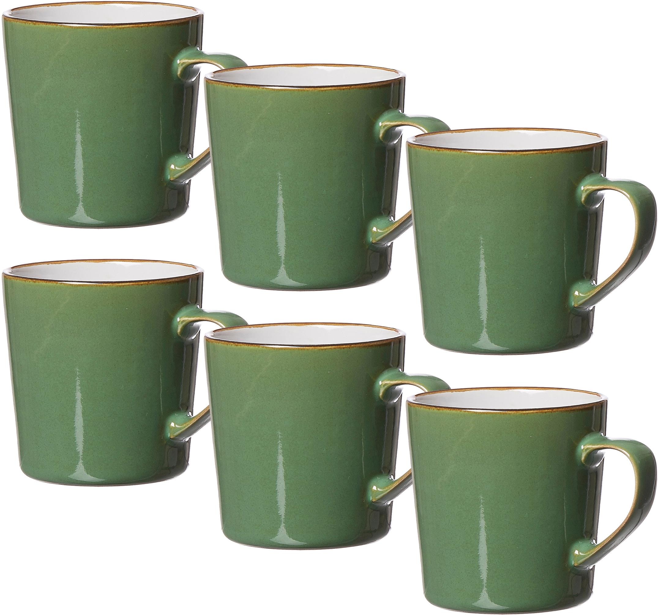 Becher »Kaffeebecher-Set Visby 6tlg, Weiß«, (Set, 6 tlg., Das Set besteht aus 6...