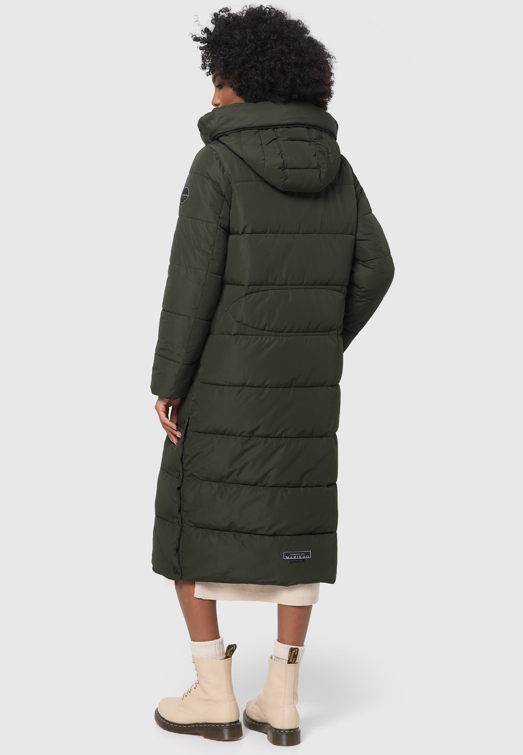 Marikoo Winterjacke »Marikoo Nadeshikoo XVI Damen lange Winter Steppjacke B985«