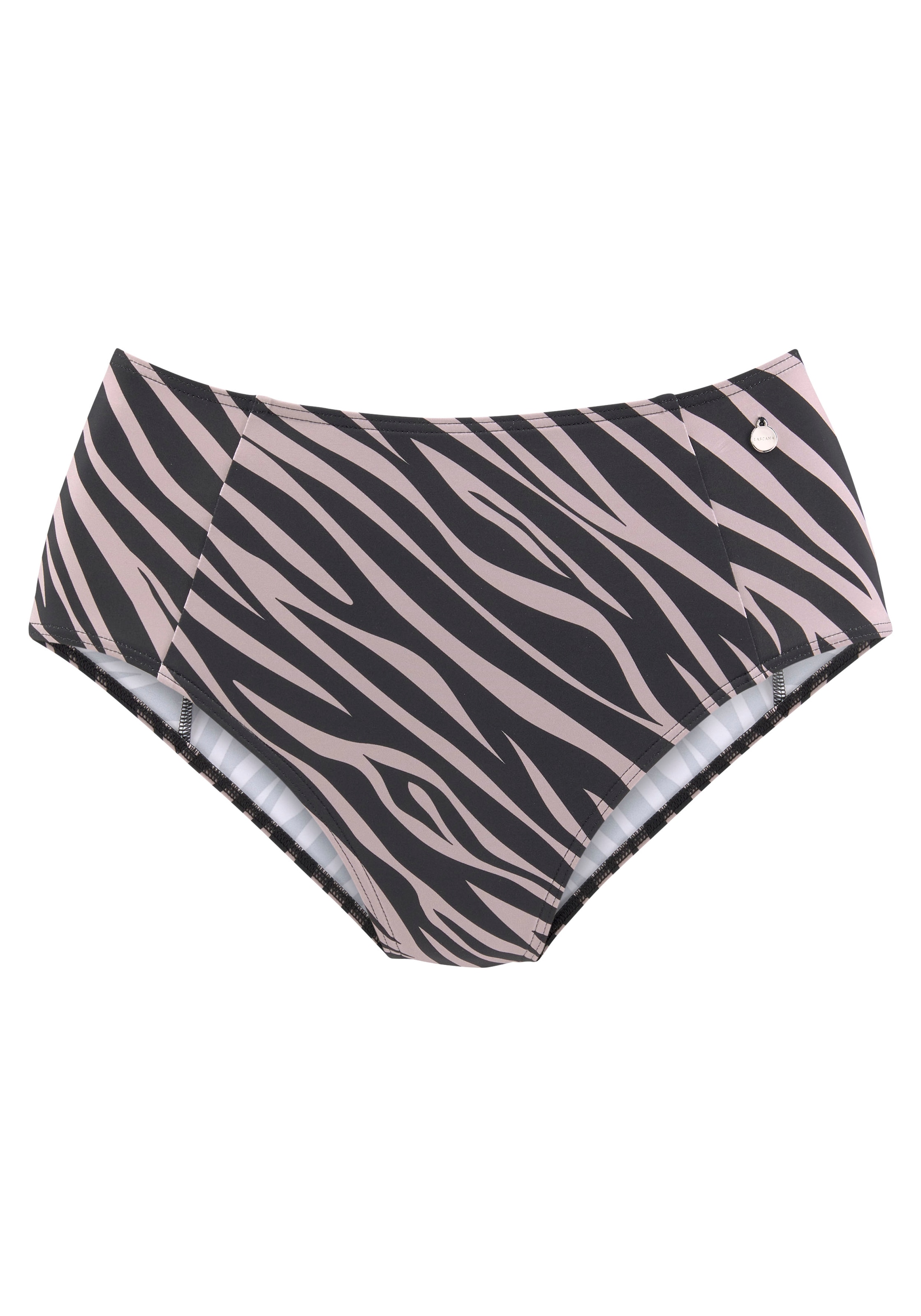 LASCANA Highwaist-Bikini-Hose »Kaa«, im Animal-Design