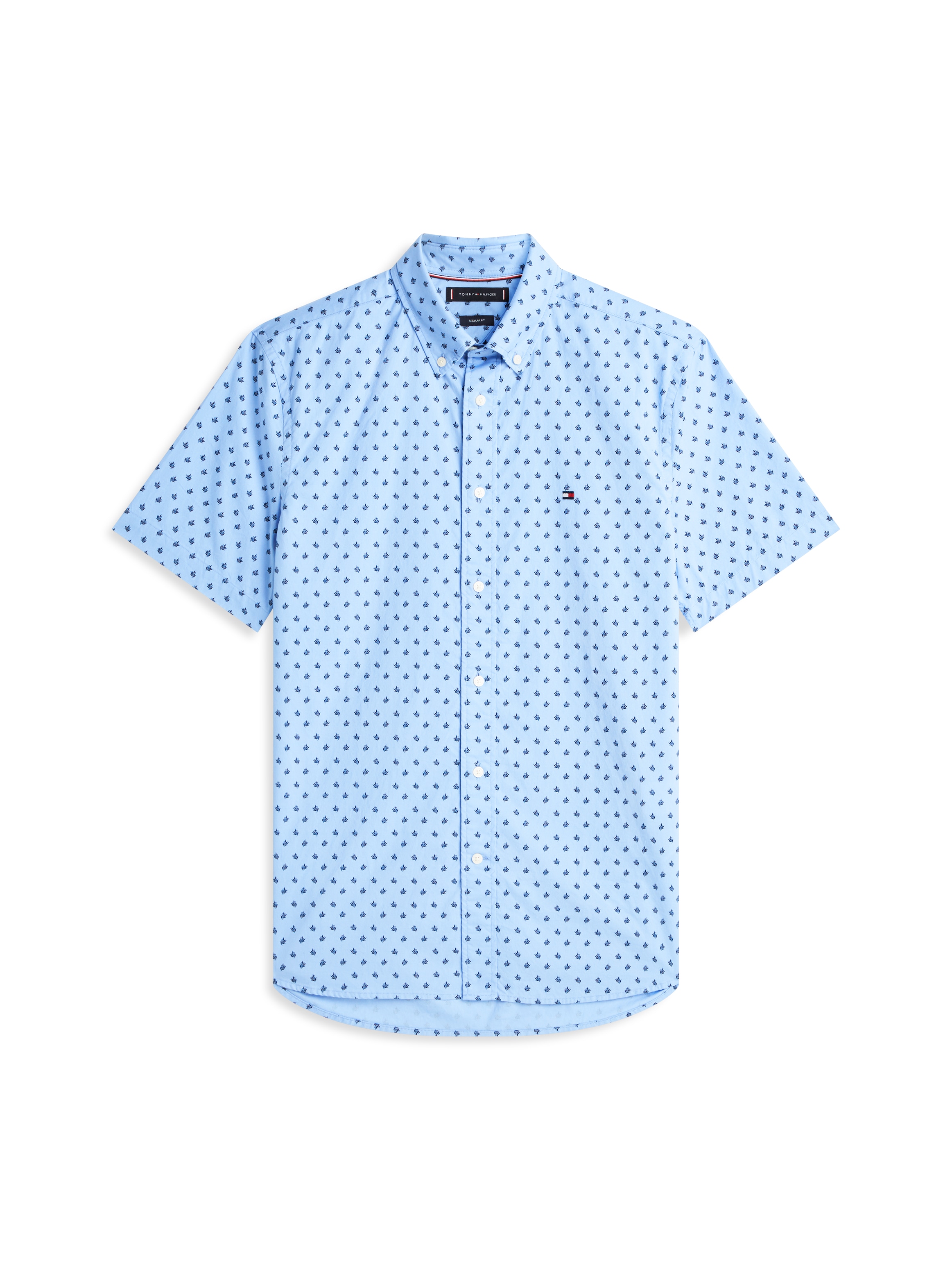 Tommy Hilfiger Kurzarmhemd »FLEX POPLIN PRINT Regular Fit«
