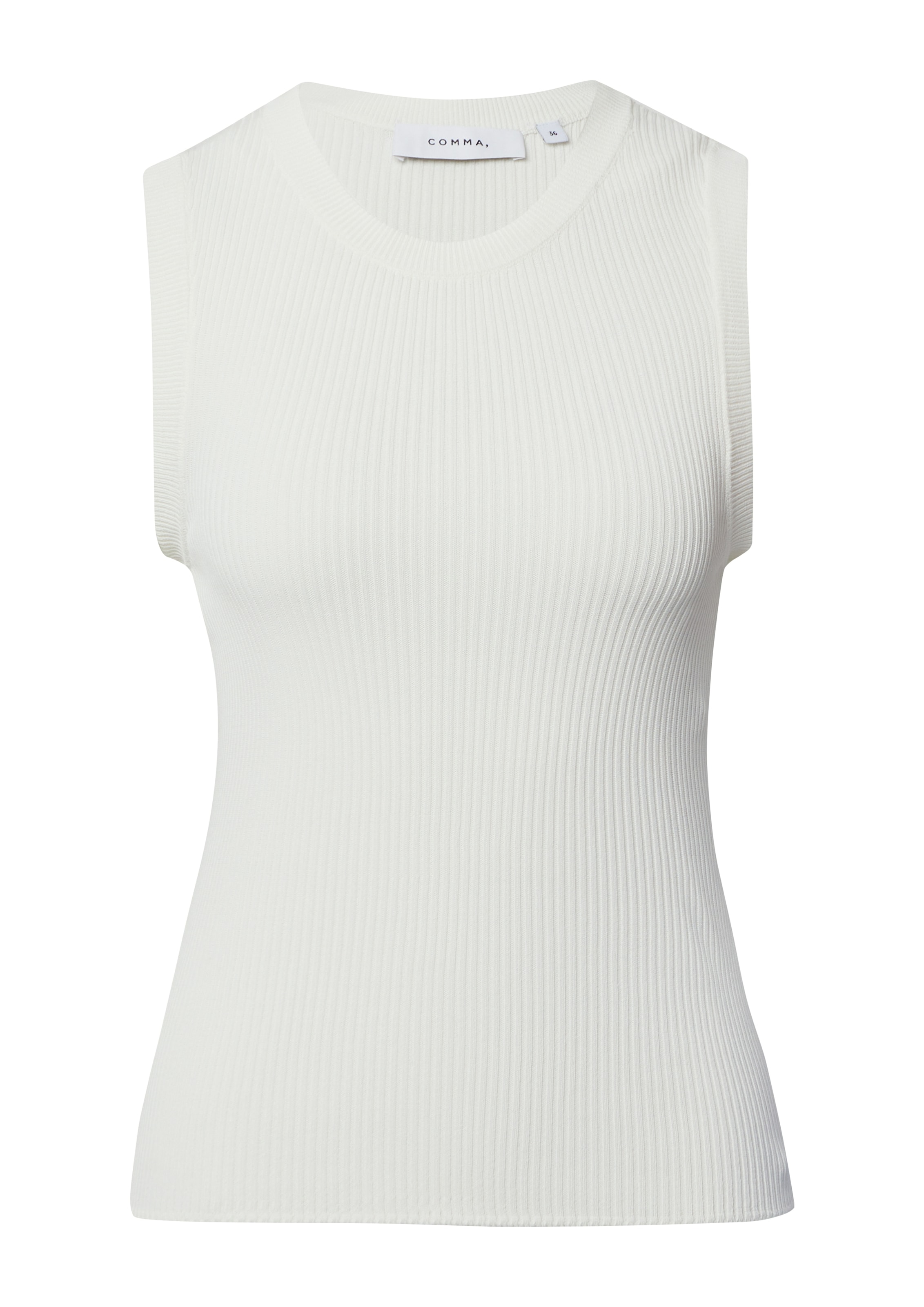 Comma Stricktop, aus Viskosemix im Slim Fit