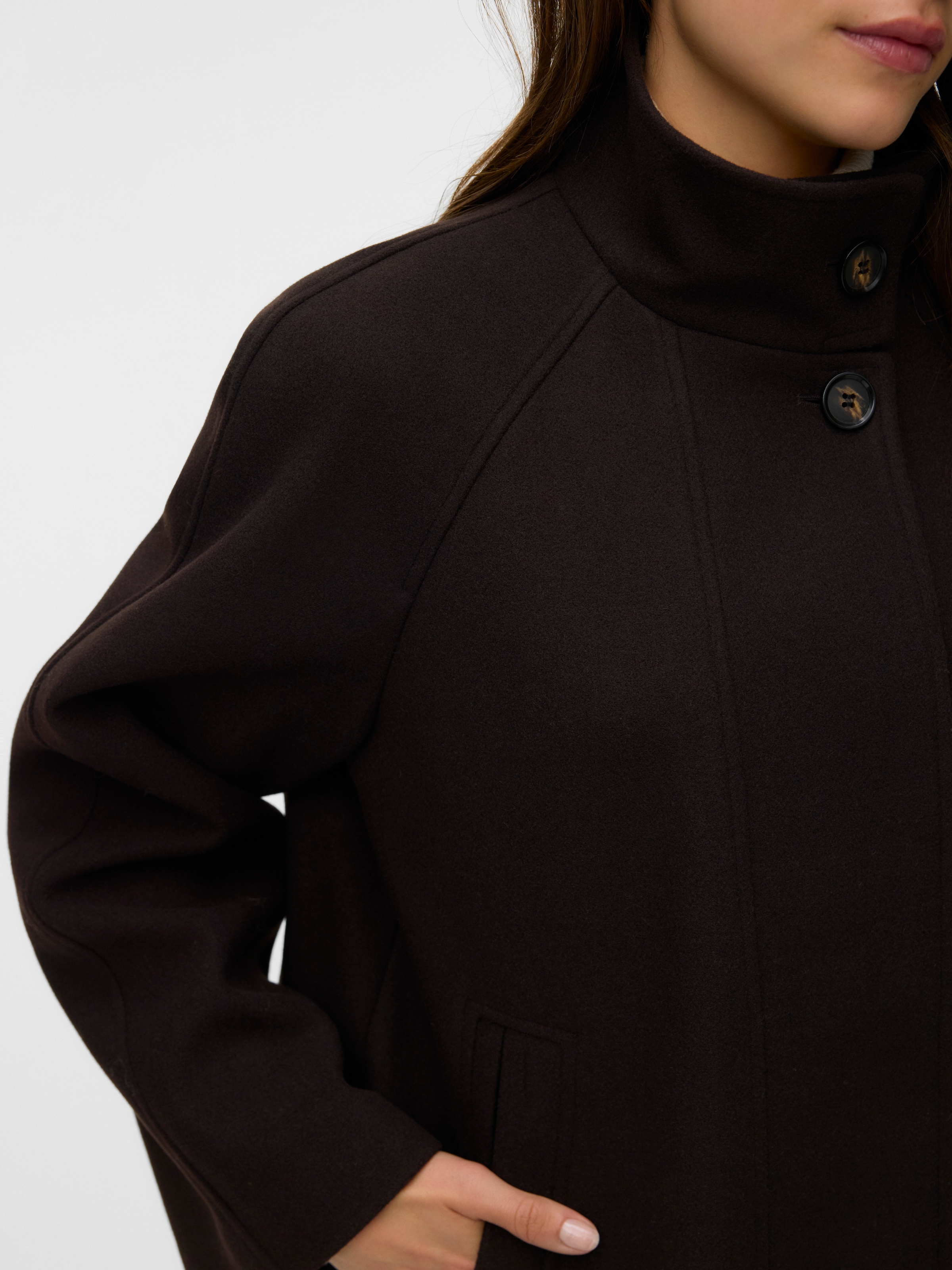 Vero Moda Kurzjacke »VMVINCELORAFINE JACKET NOOS« Kunstfaser, mit Innenfutter, Stehkragen