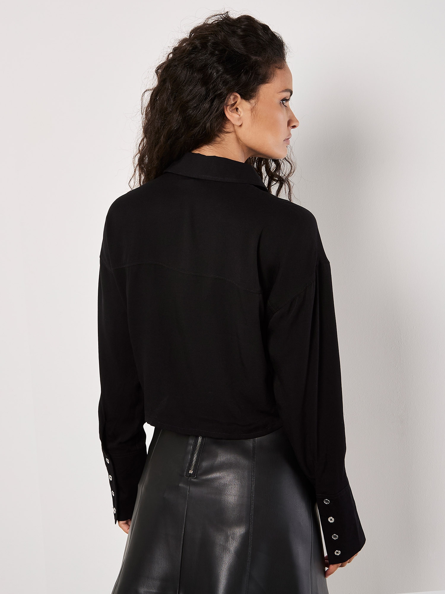 Apricot Langarmhemd »Bluse« aus weichem Twill