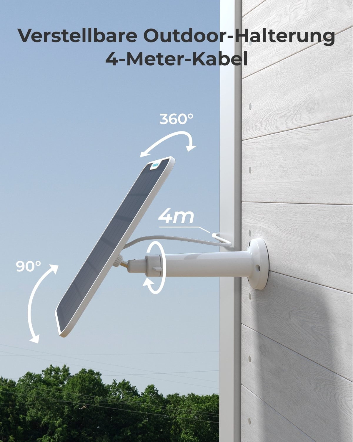 Reolink Überwachungskamera Zubehör »Solar Panel 2«, Außenbereich