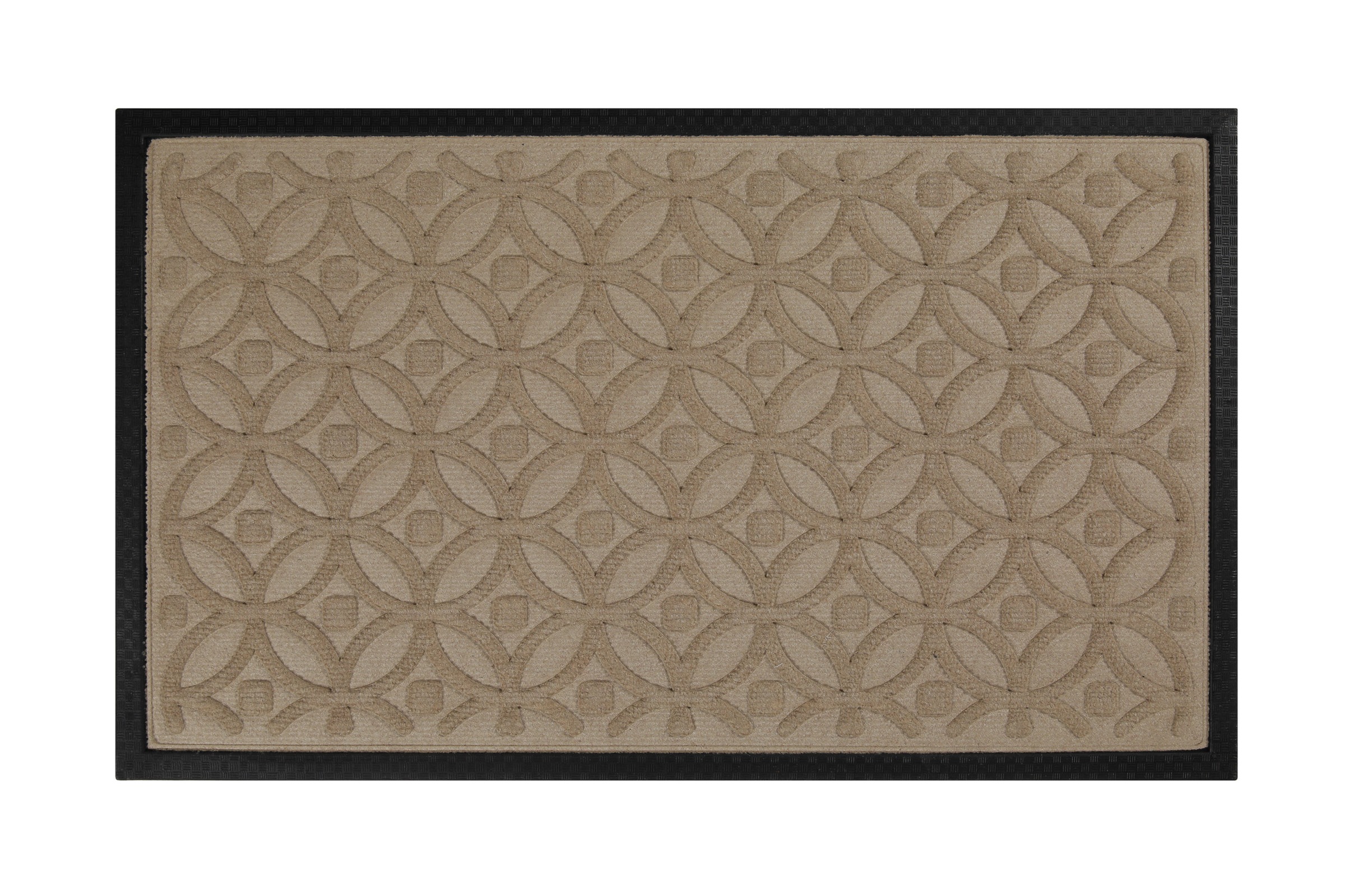 Wecon home Fußmatte »Midnight Mosaic«, rechteckig, 4 mm Höhe, pflegeleicht, rutschfest, Ornamente, Innen & Außen, Schmutzfangmatte