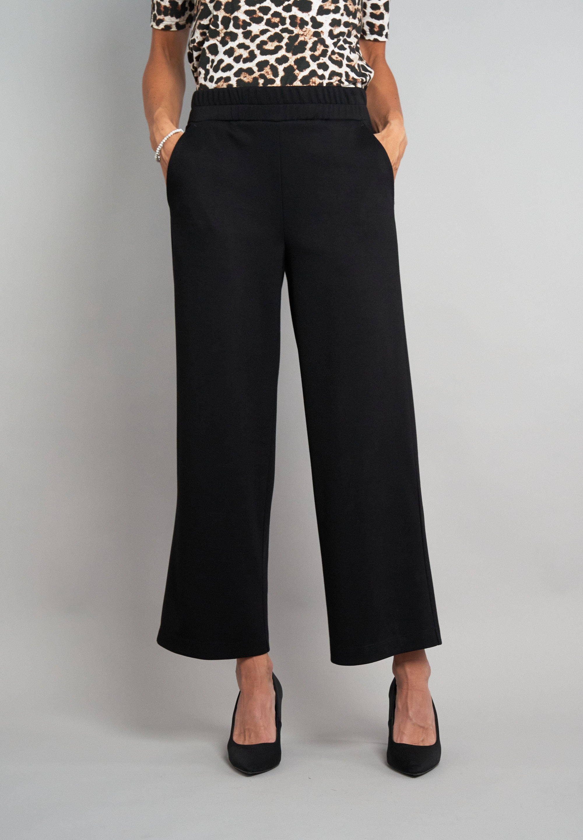 Seidel Moden 7/8-Hose, mit weitem Bein und Gummizug - MADE IN GERMANY