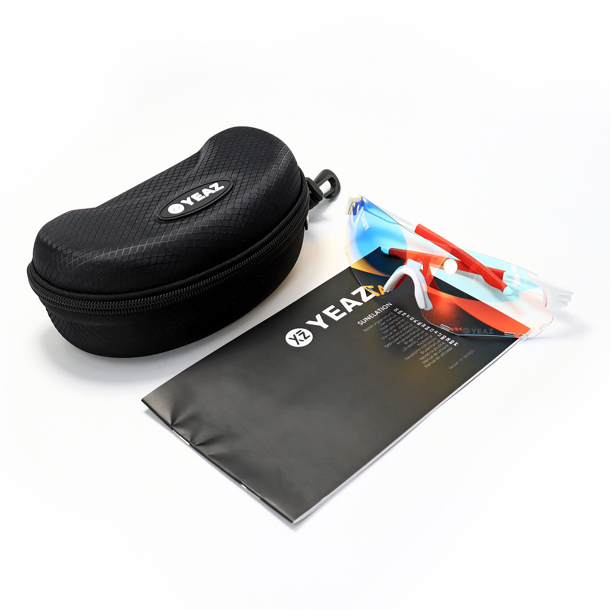 YEAZ Sportbrille »Sport-Sonnenbrille weiß/rot SUNELATION«